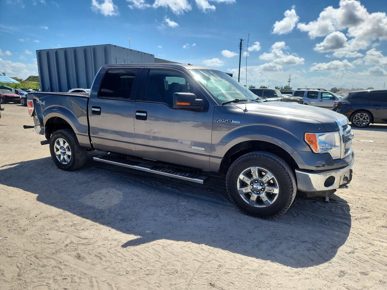 2013 Ford F150 Supercrew Gray vin: 1FTFW1ET0DFC47412