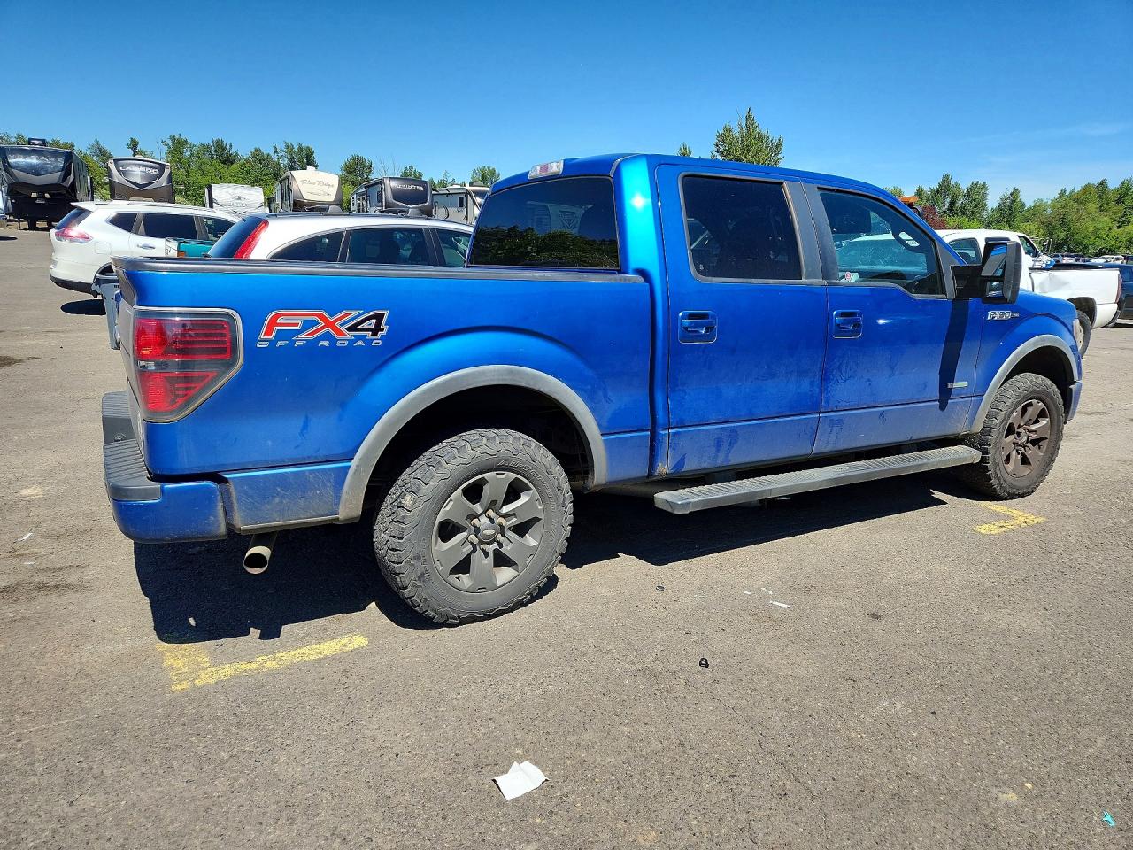 2013 Ford F150 Supercrew Blue vin: 1FTFW1ET0DFC67725