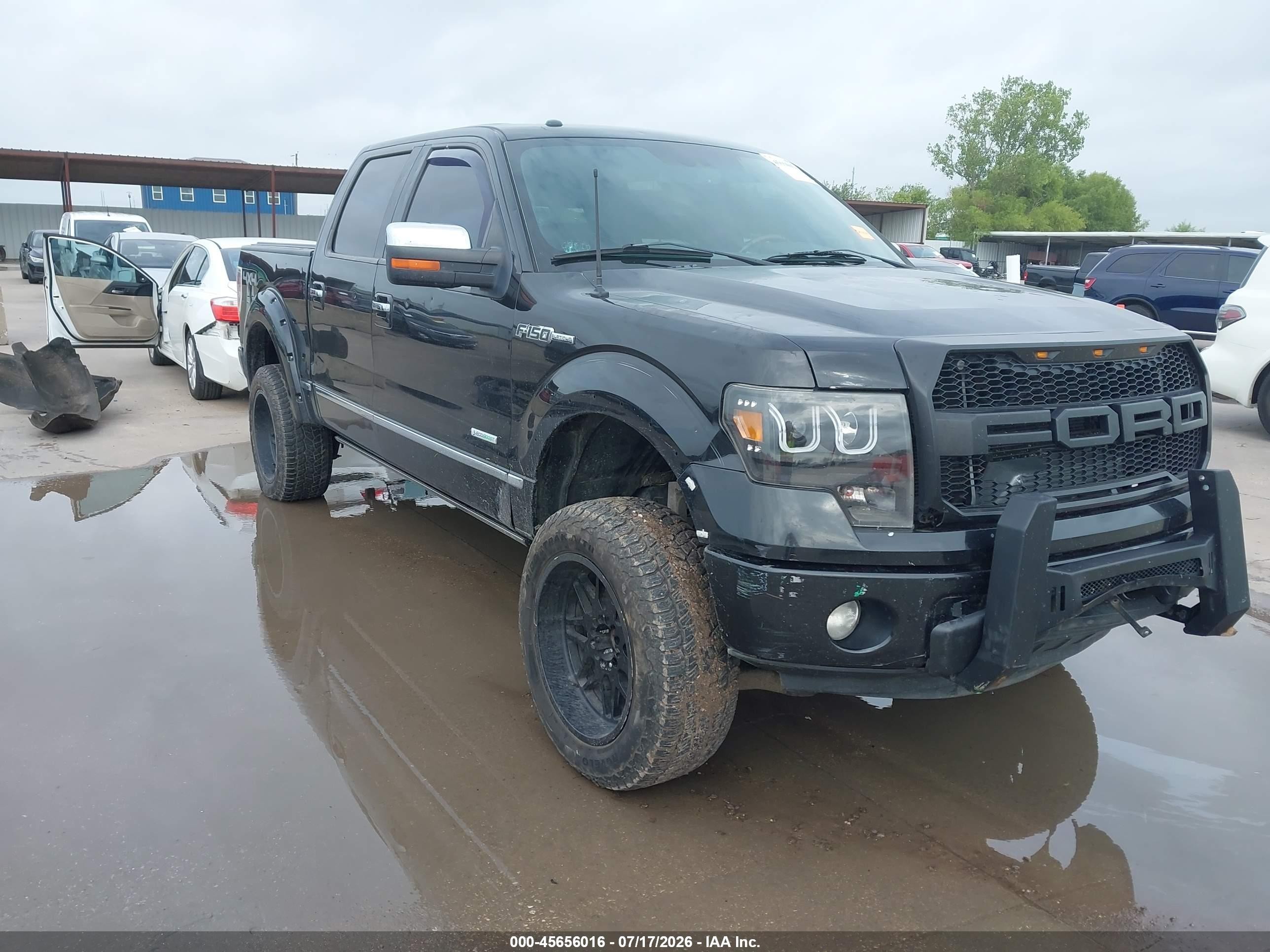 2013 Ford F-150 Platinum Black vin: 1FTFW1ET0DFC71404