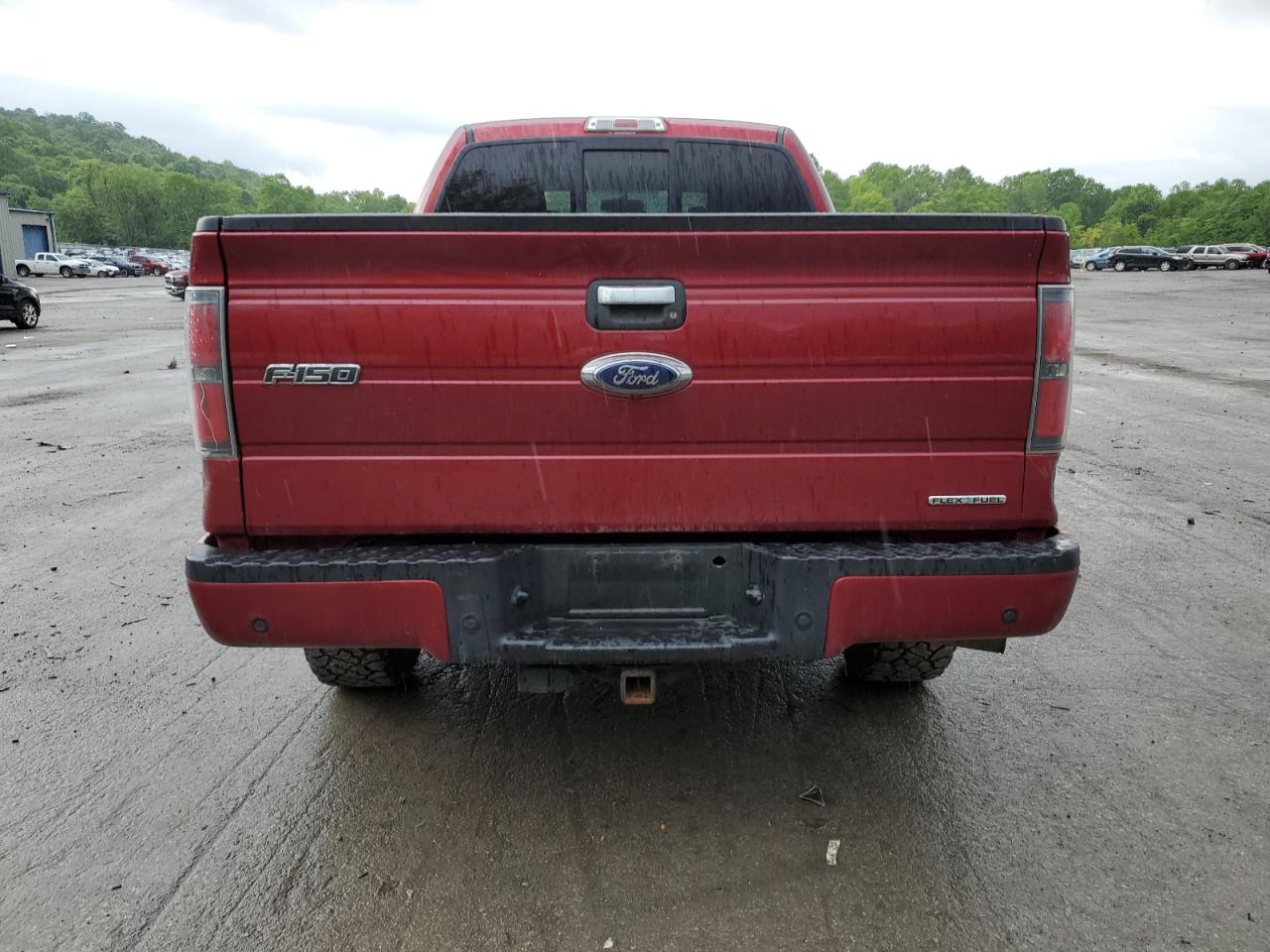 2013 Ford F150 Supercrew Red vin: 1FTFW1ET0DFC82788