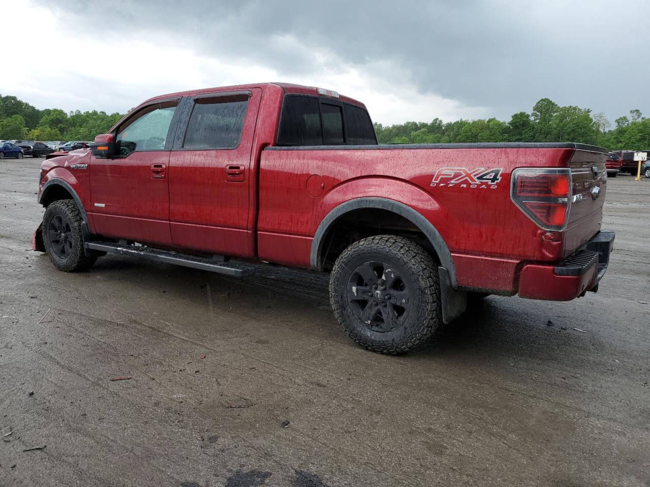 2013 Ford F150 Supercrew Red vin: 1FTFW1ET0DFC82788