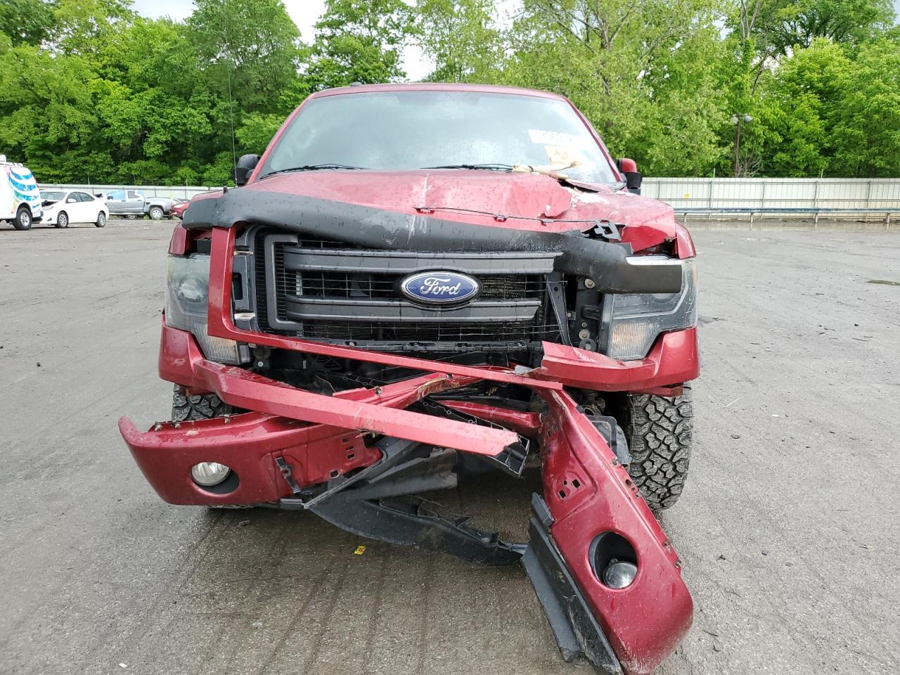 2013 Ford F150 Supercrew Red vin: 1FTFW1ET0DFC82788