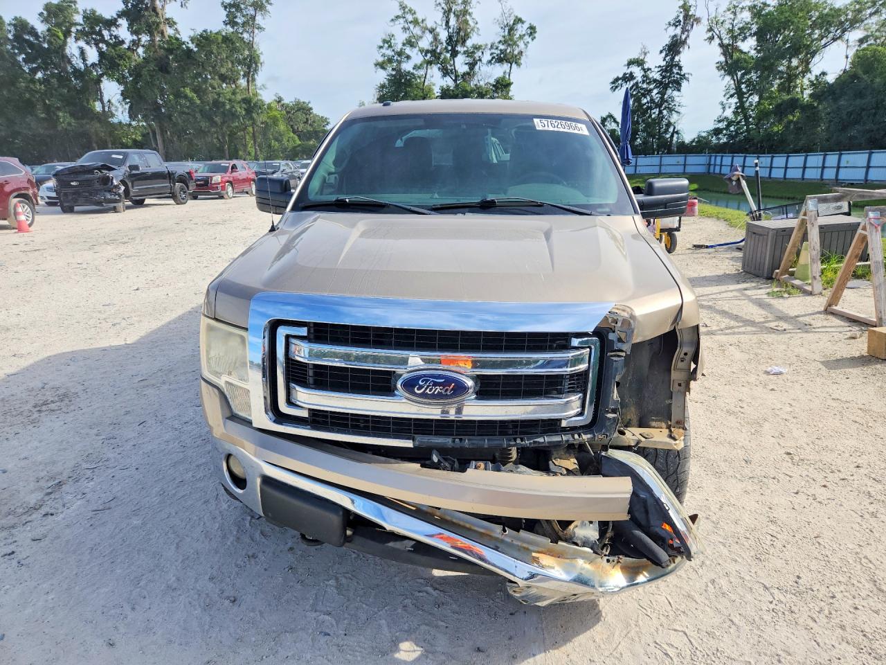 2013 Ford F150 Supercrew Tan vin: 1FTFW1ET0DFC83472