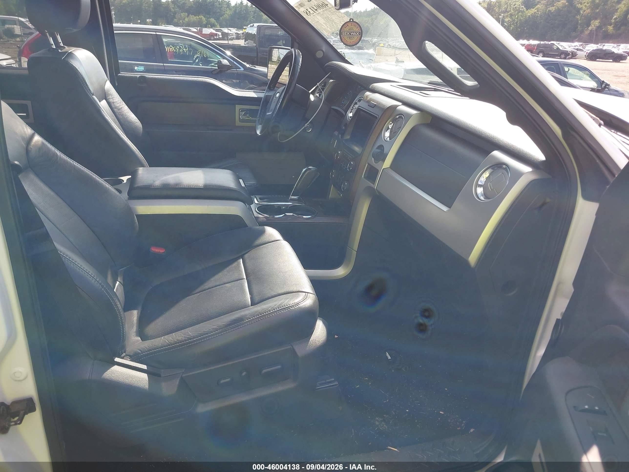 2013 Ford F-150 Lariat White vin: 1FTFW1ET0DFD14722
