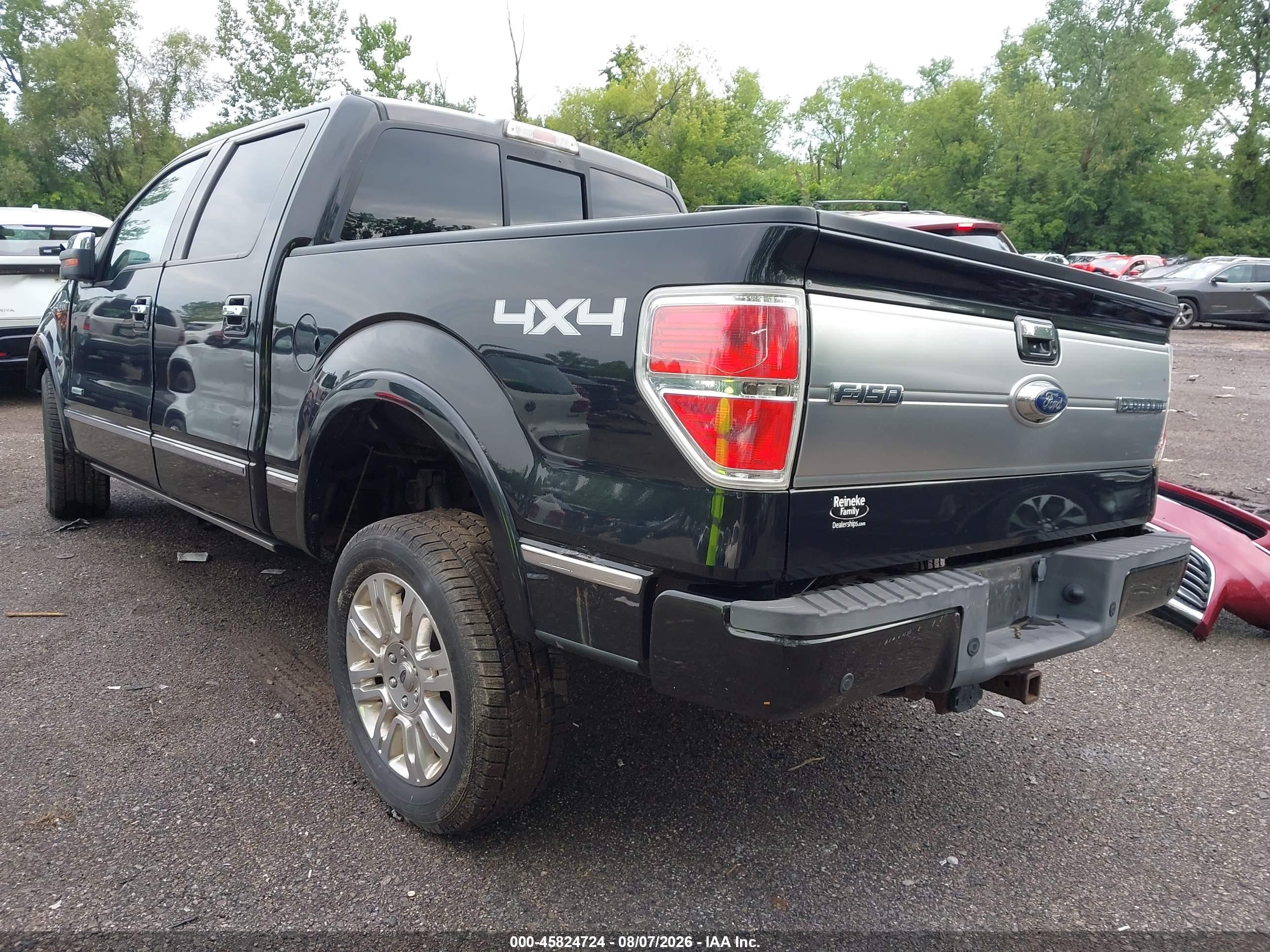 2013 Ford F-150 Platinum Black vin: 1FTFW1ET0DFD32797
