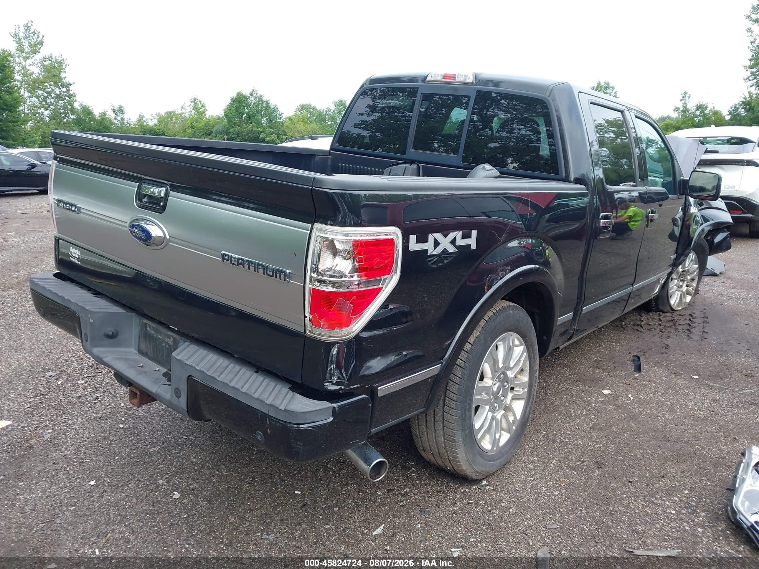 2013 Ford F-150 Platinum Black vin: 1FTFW1ET0DFD32797