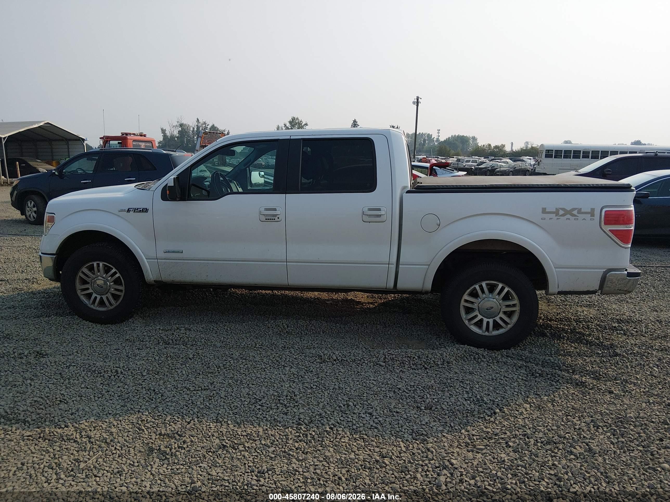 2013 Ford F-150 Lariat Белый vin: 1FTFW1ET0DFD49180