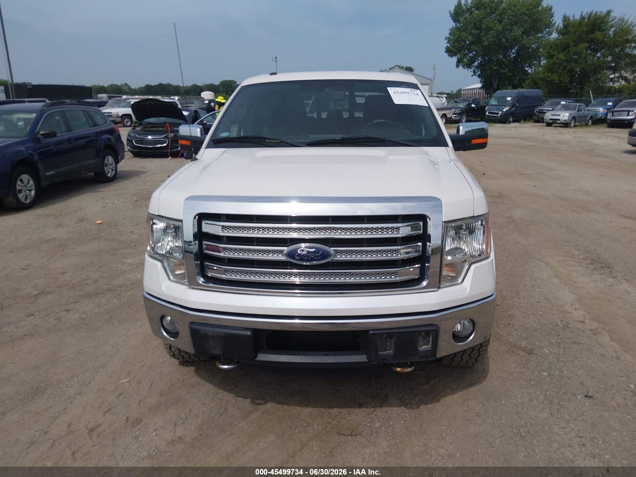 2013 Ford F-150 Fx4/king Ranch/lariat/limited/platinum/xl/xlt White vin: 1FTFW1ET0DKD78508