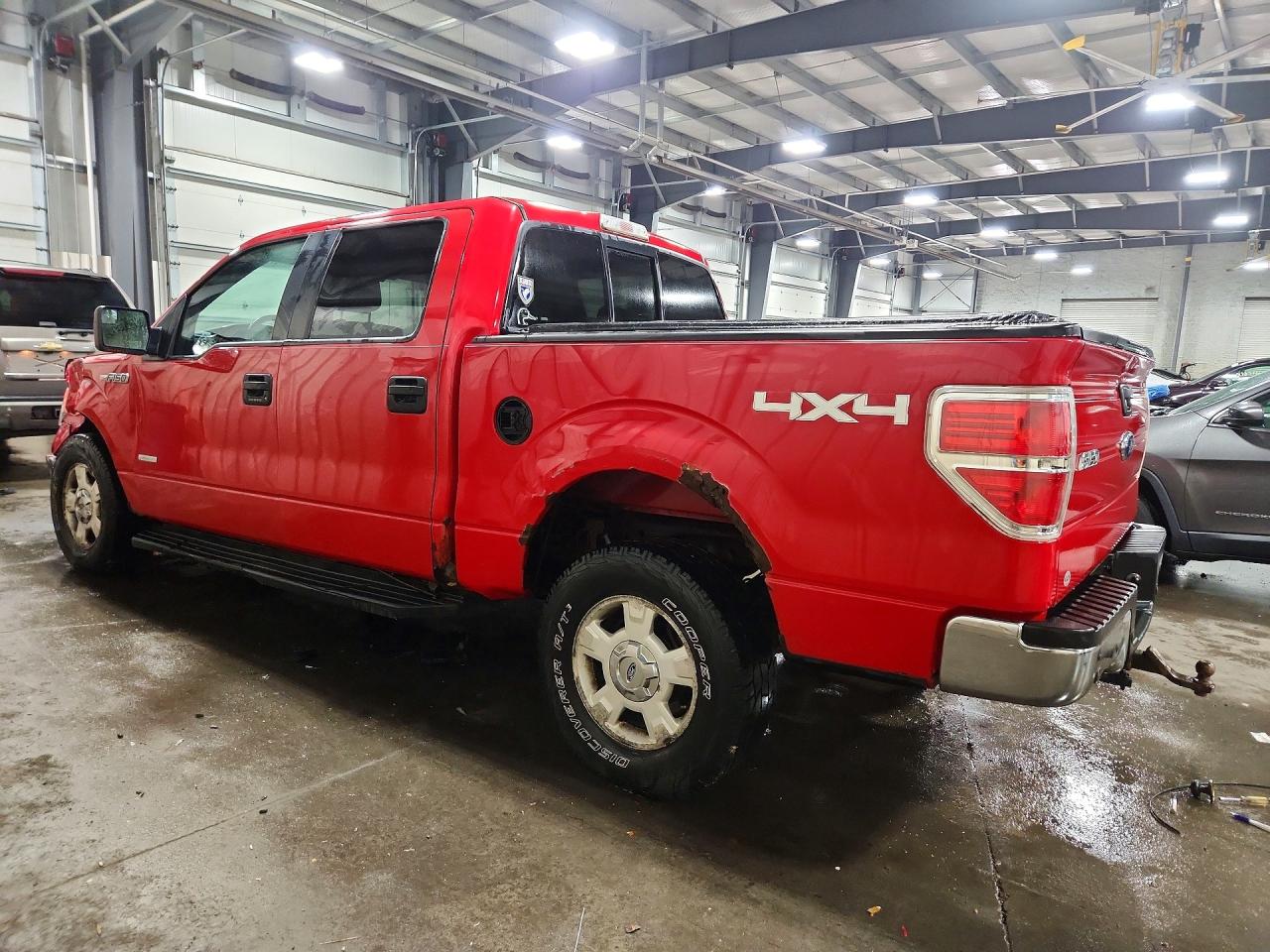 2013 Ford F150 Supercrew Red vin: 1FTFW1ET0DKE06288