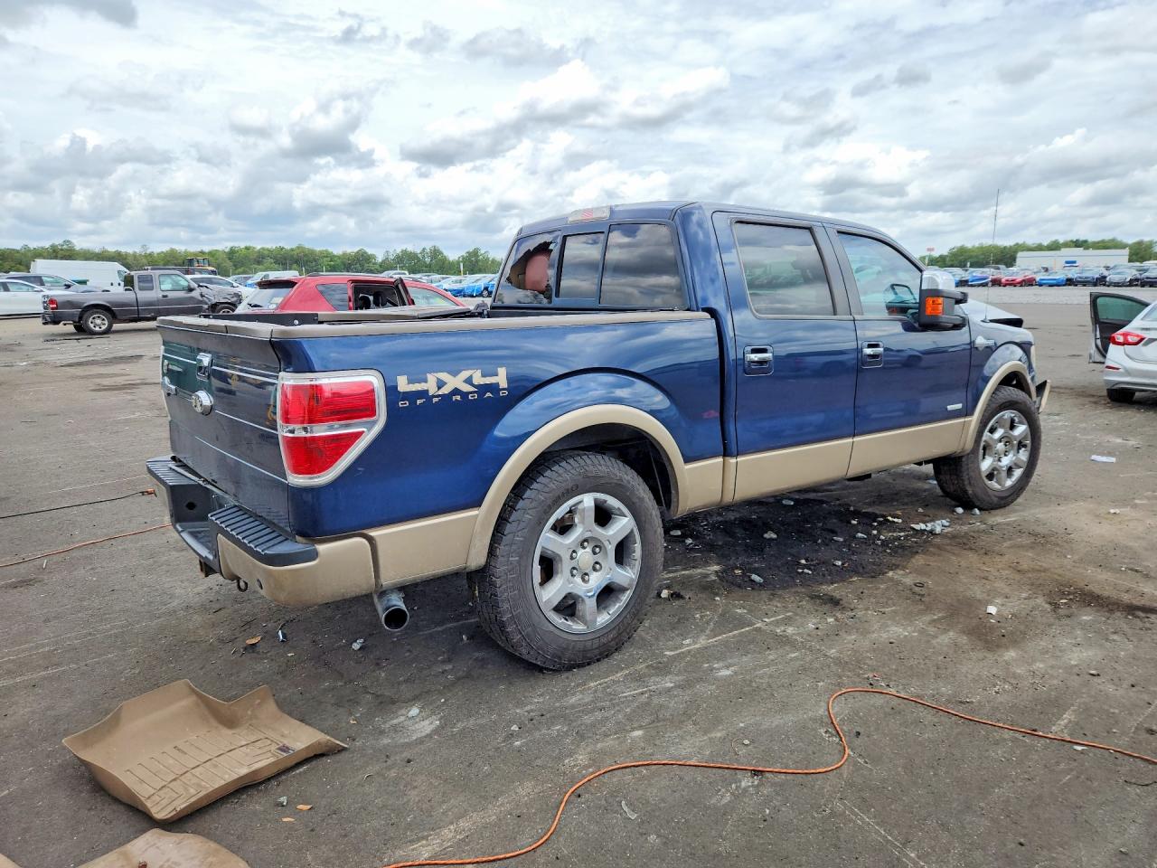 2013 Ford F150 Supercrew Blue vin: 1FTFW1ET0DKE14679