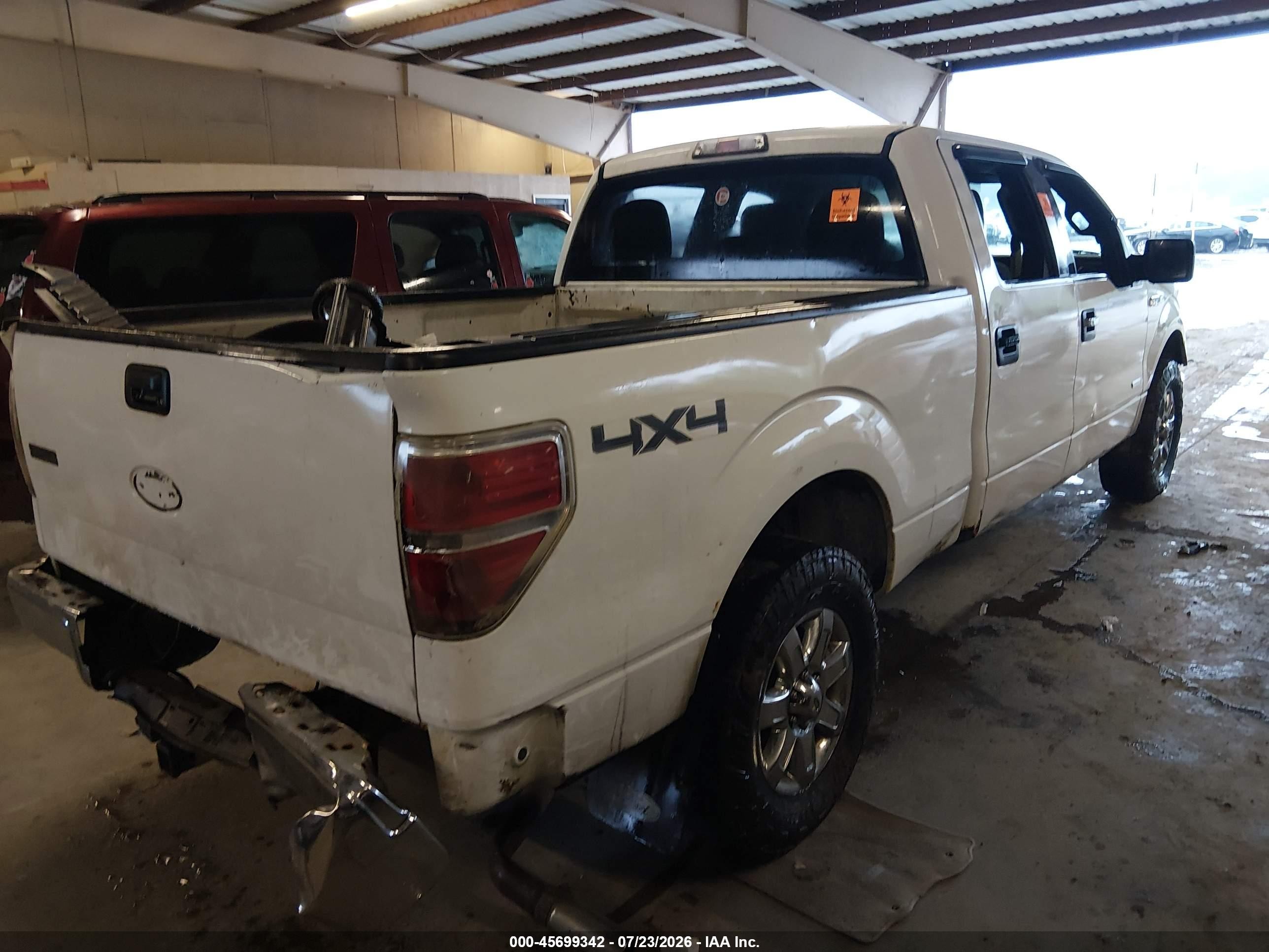 2013 Ford F-150 Xlt Белый vin: 1FTFW1ET0DKE76390