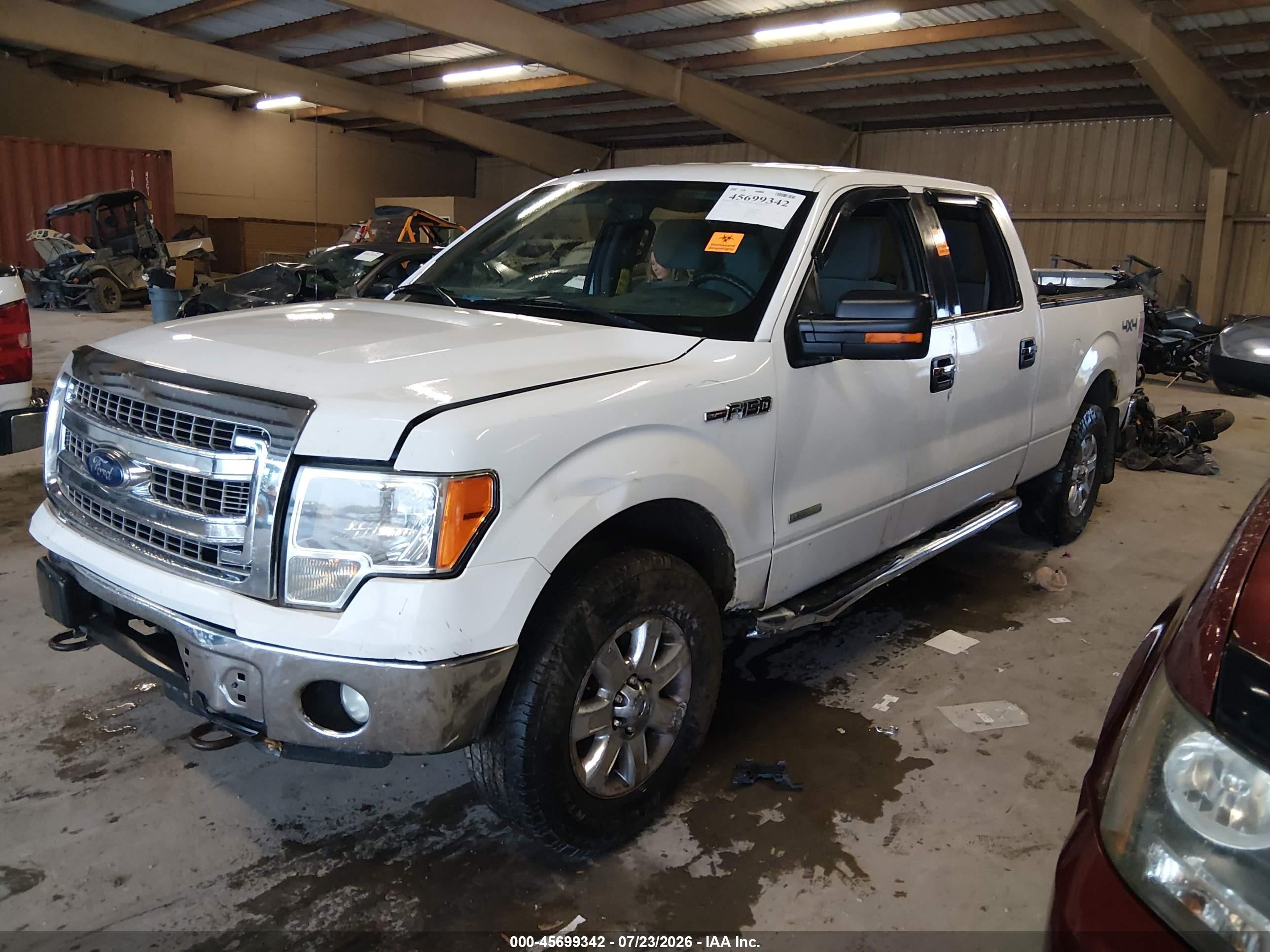 2013 Ford F-150 Xlt Белый vin: 1FTFW1ET0DKE76390