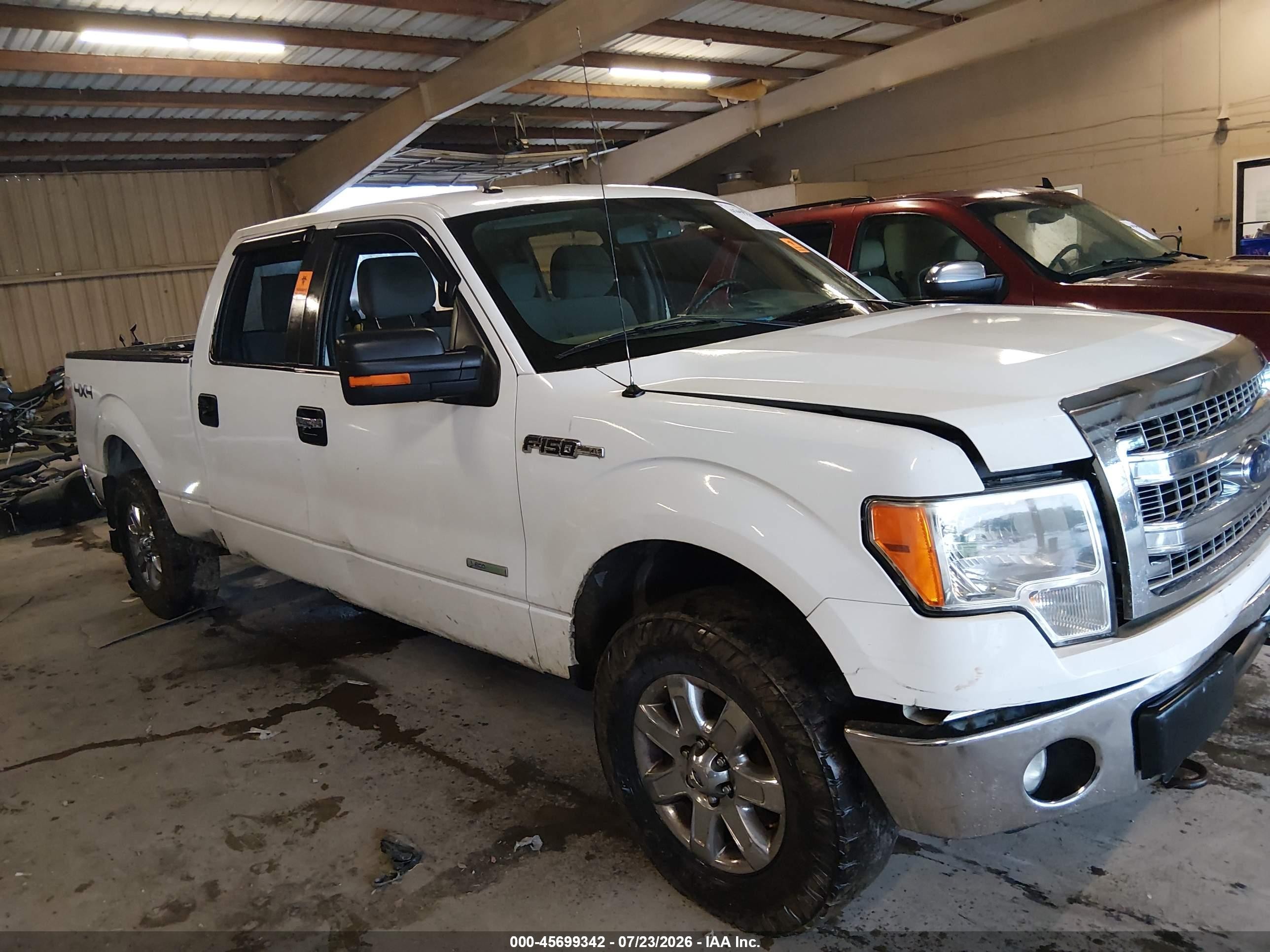 2013 Ford F-150 Xlt Белый vin: 1FTFW1ET0DKE76390