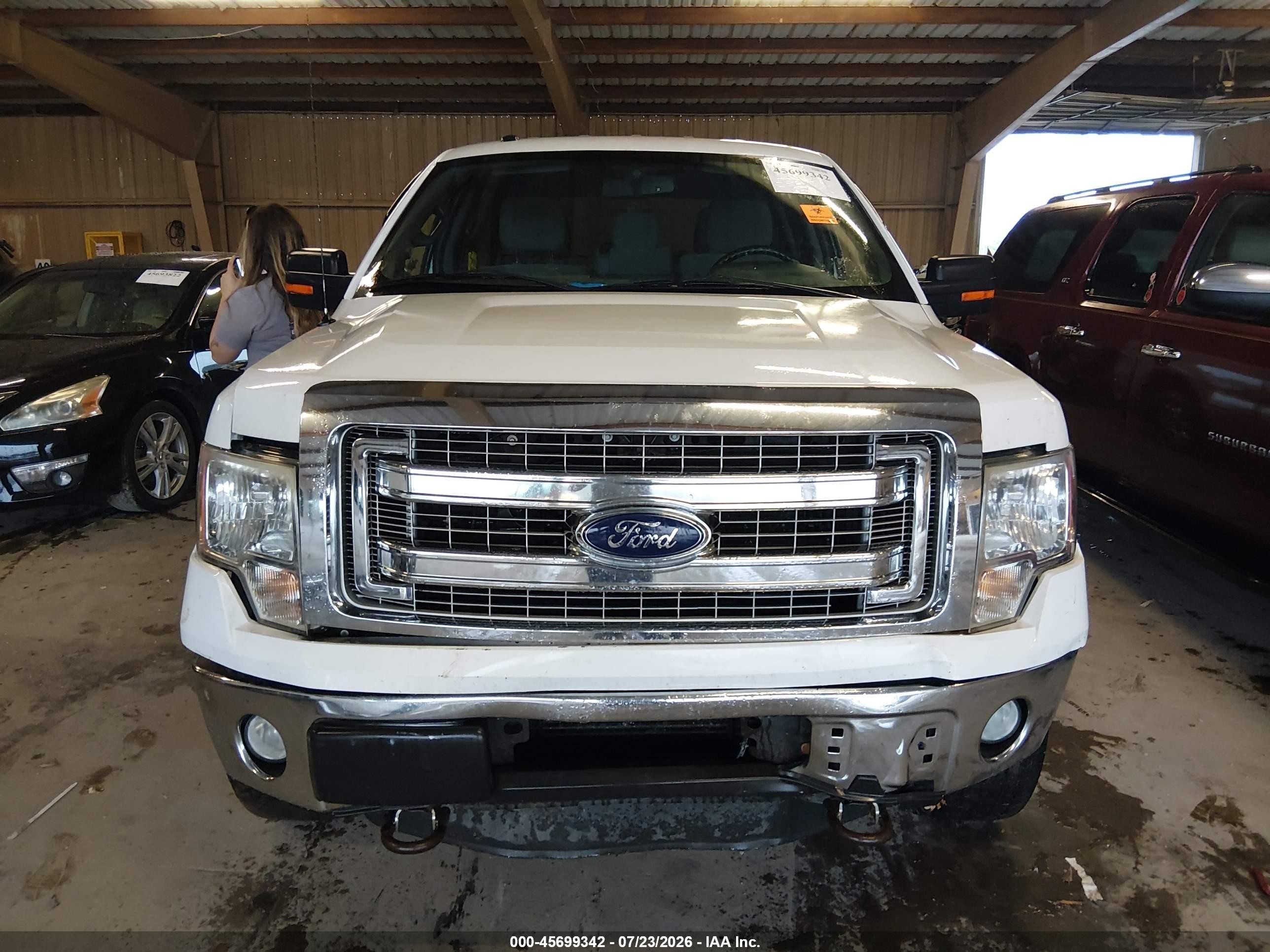 2013 Ford F-150 Xlt Белый vin: 1FTFW1ET0DKE76390