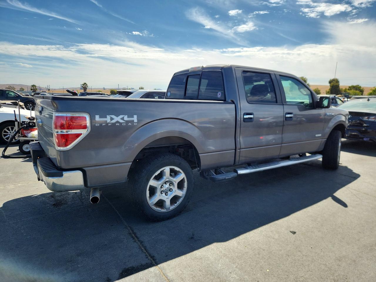2013 Ford F150 Supercrew Gray vin: 1FTFW1ET0DKF32702