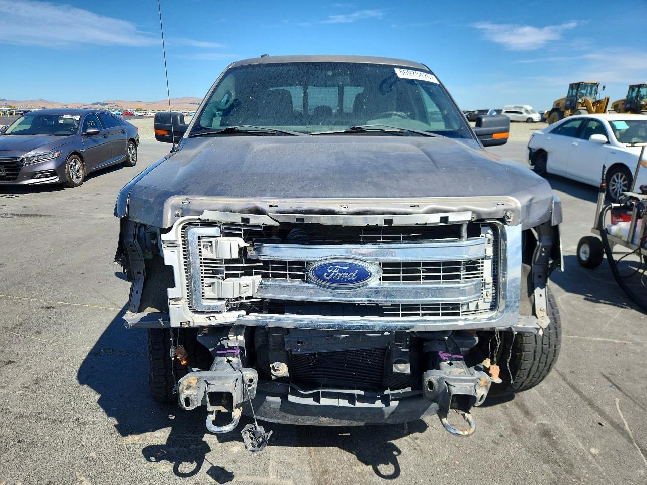 2013 Ford F150 Supercrew Gray vin: 1FTFW1ET0DKF32702