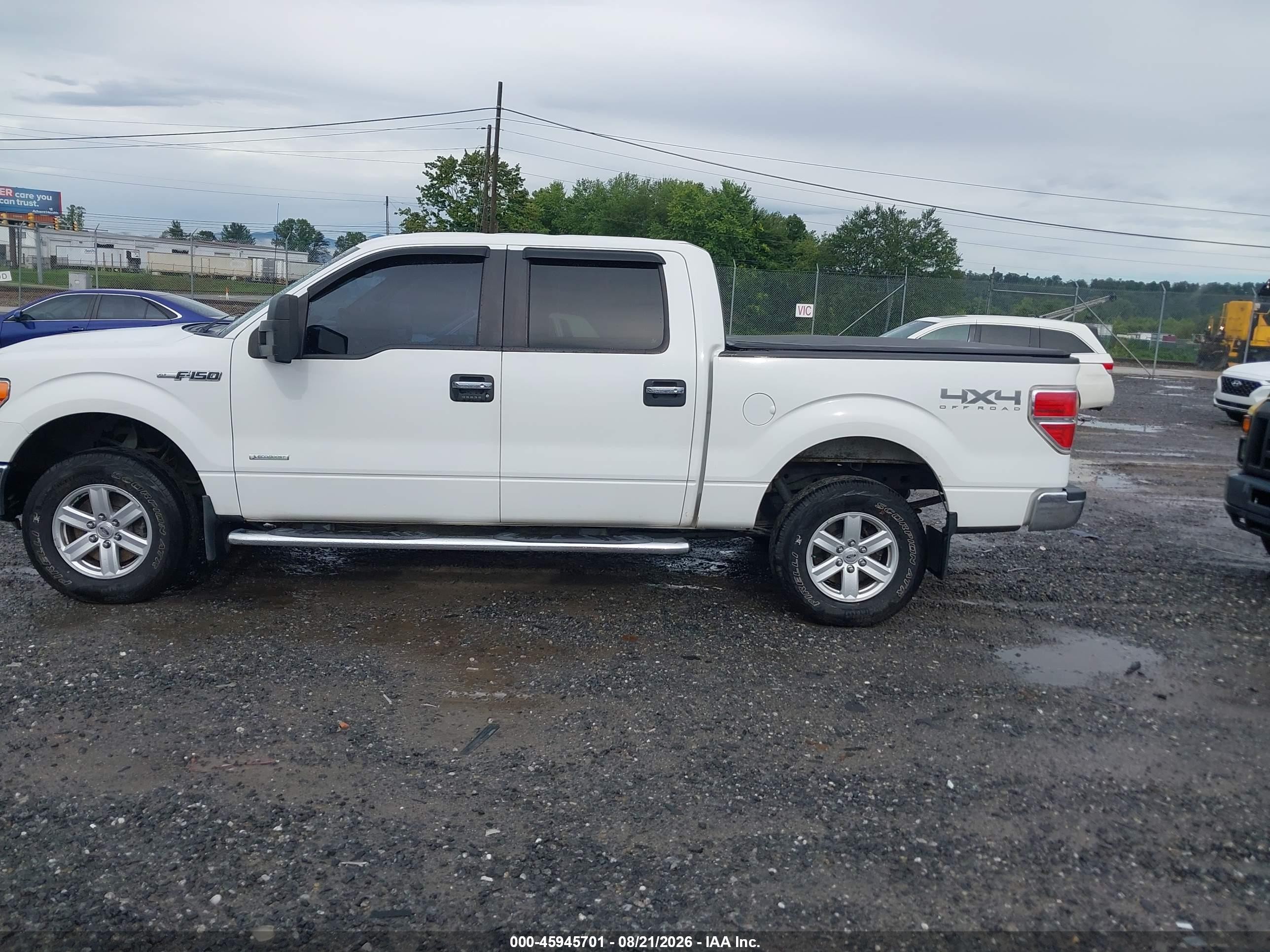 2013 Ford F-150 Xlt White vin: 1FTFW1ET0DKG04515