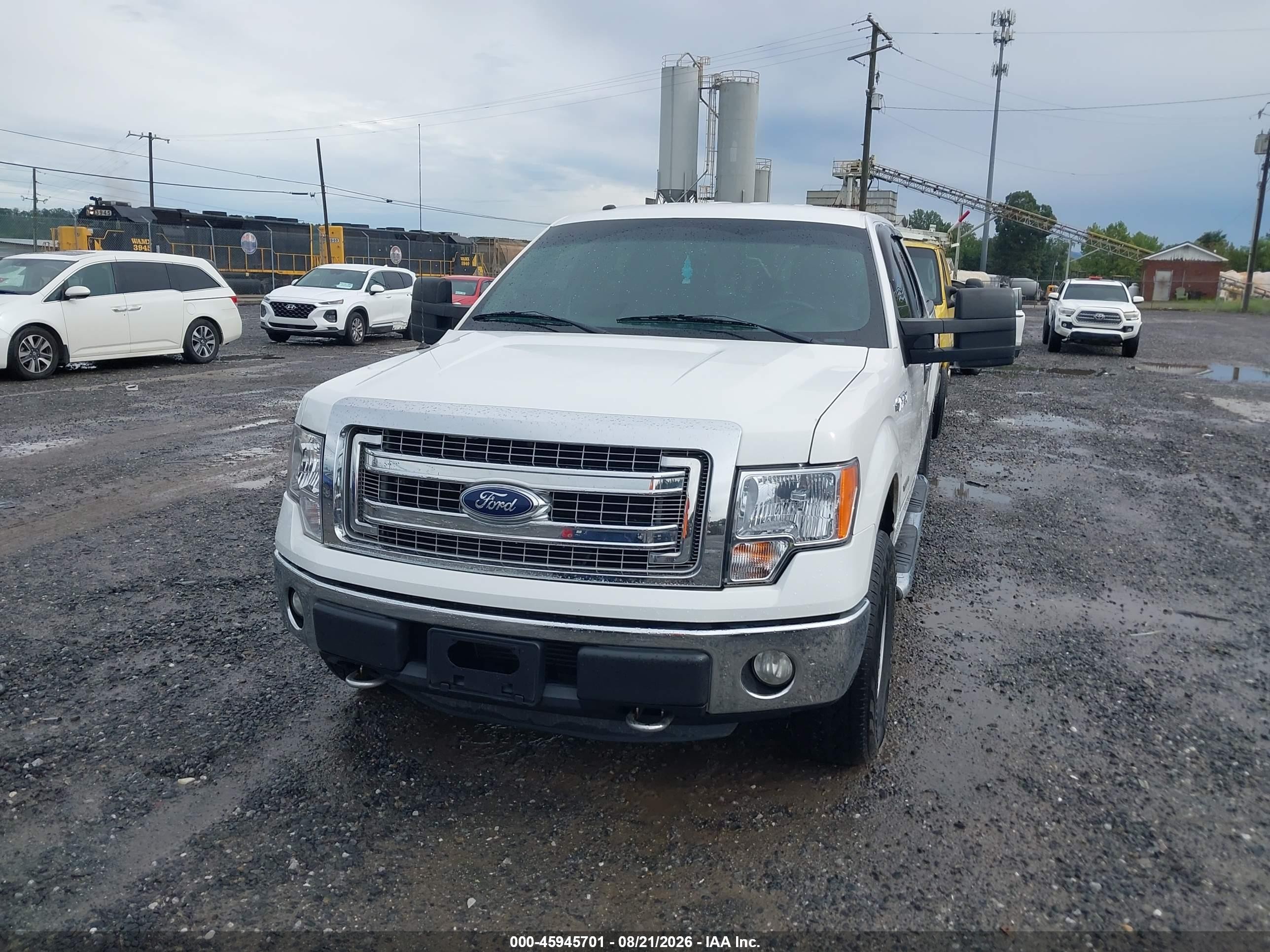 2013 Ford F-150 Xlt White vin: 1FTFW1ET0DKG04515