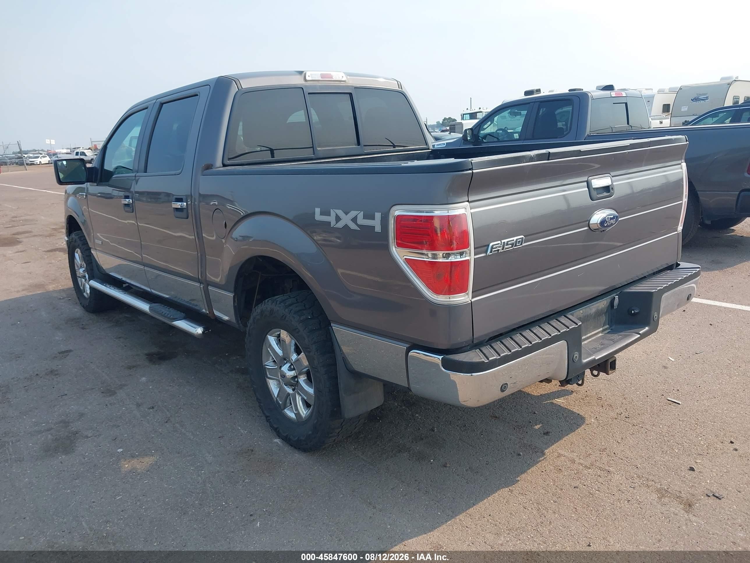 2013 Ford F-150 Xlt Серый vin: 1FTFW1ET0DKG51172