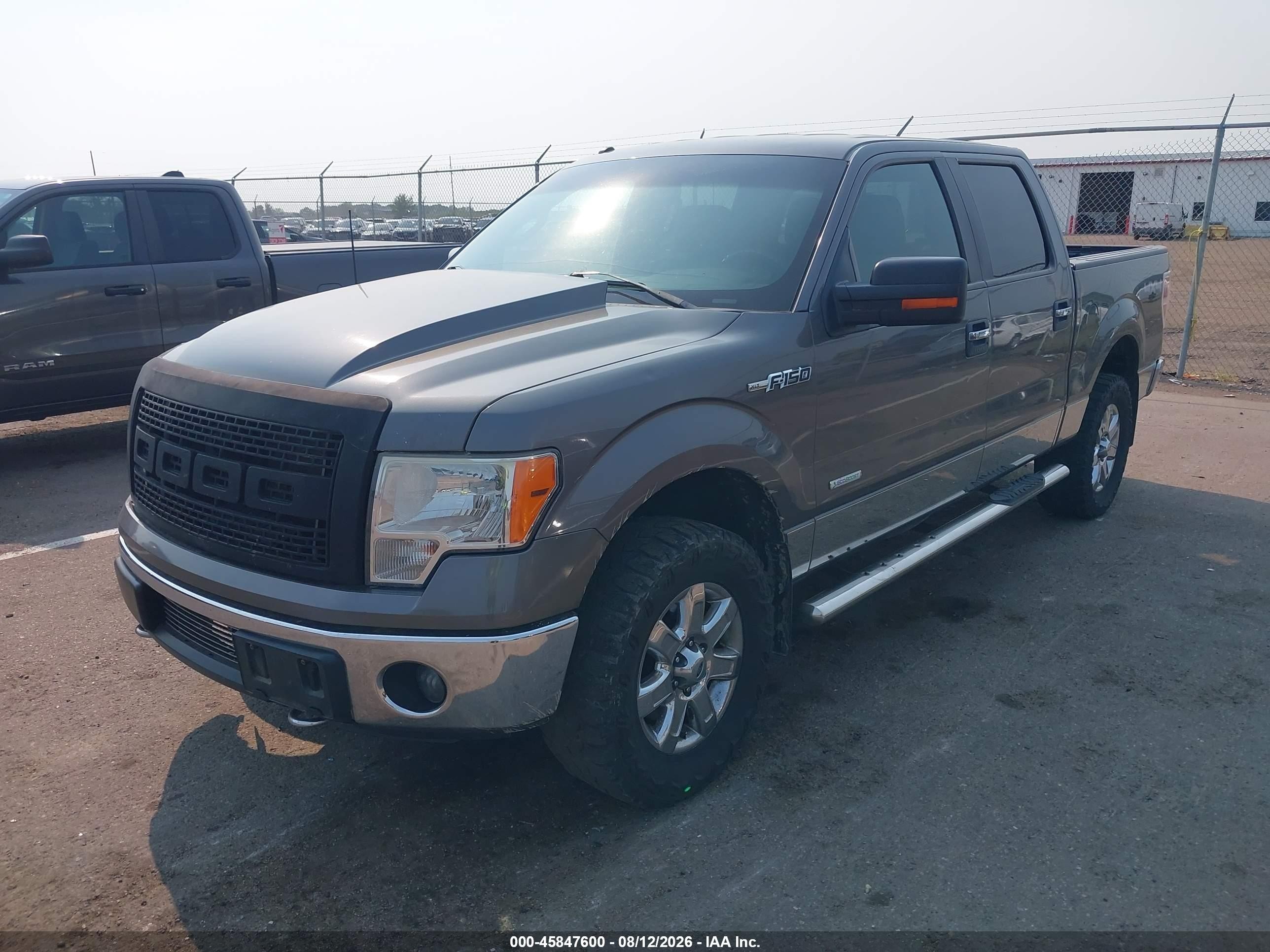 2013 Ford F-150 Xlt Серый vin: 1FTFW1ET0DKG51172
