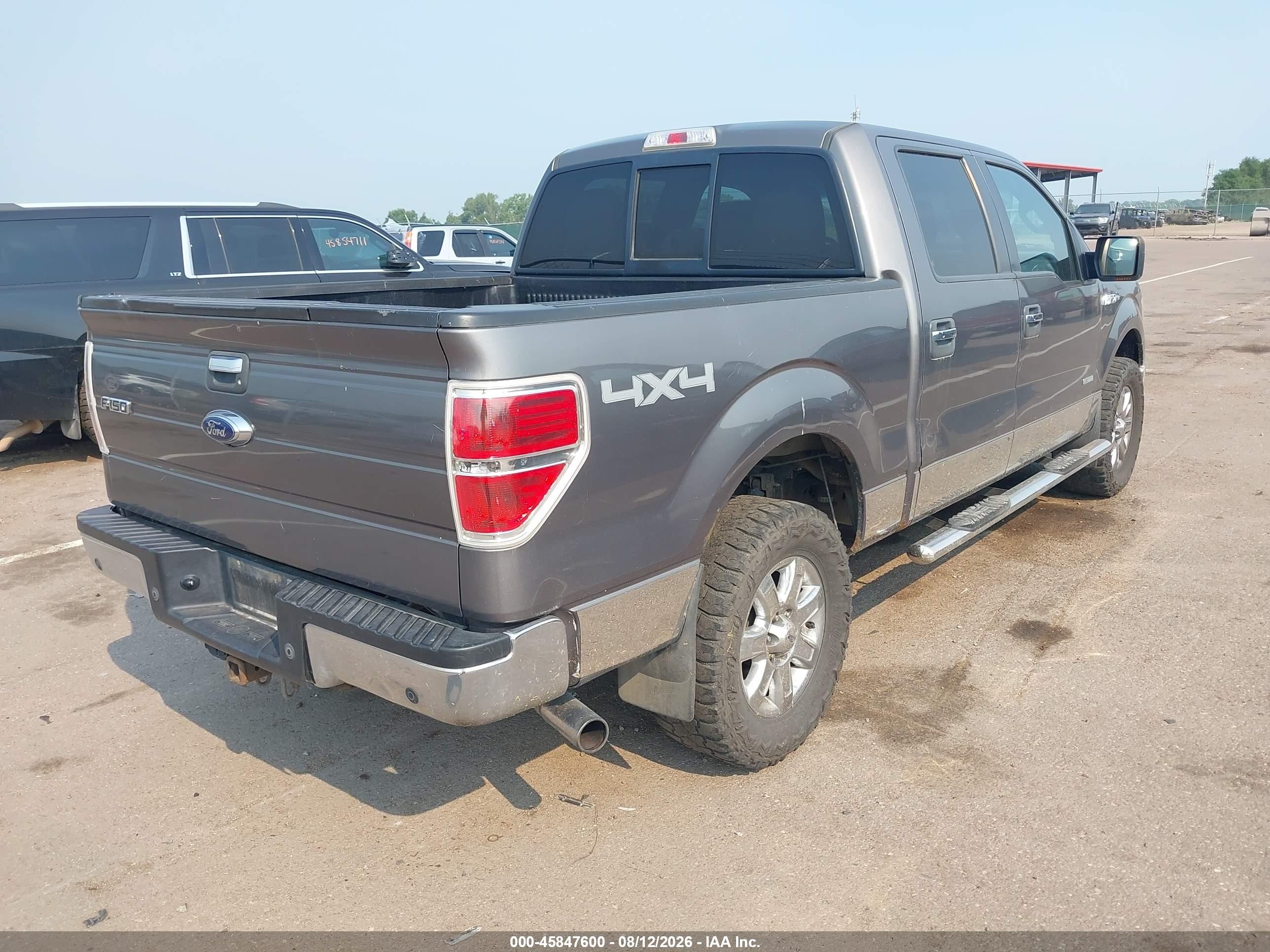 2013 Ford F-150 Xlt Серый vin: 1FTFW1ET0DKG51172