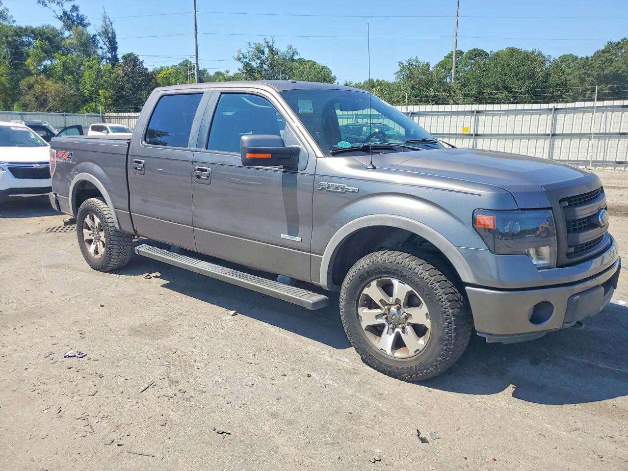 2014 Ford F150 Supercrew Gray vin: 1FTFW1ET0EFA83810