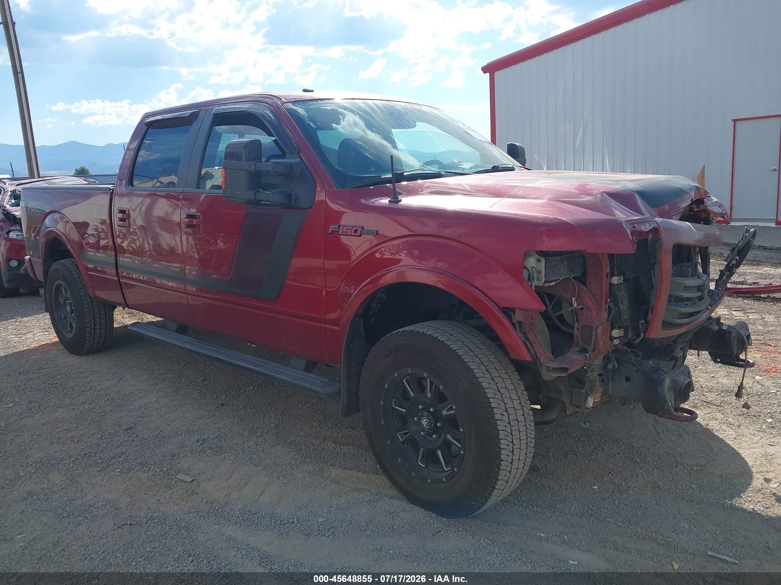 2014 Ford F-150 Fx4 Red vin: 1FTFW1ET0EFB35985