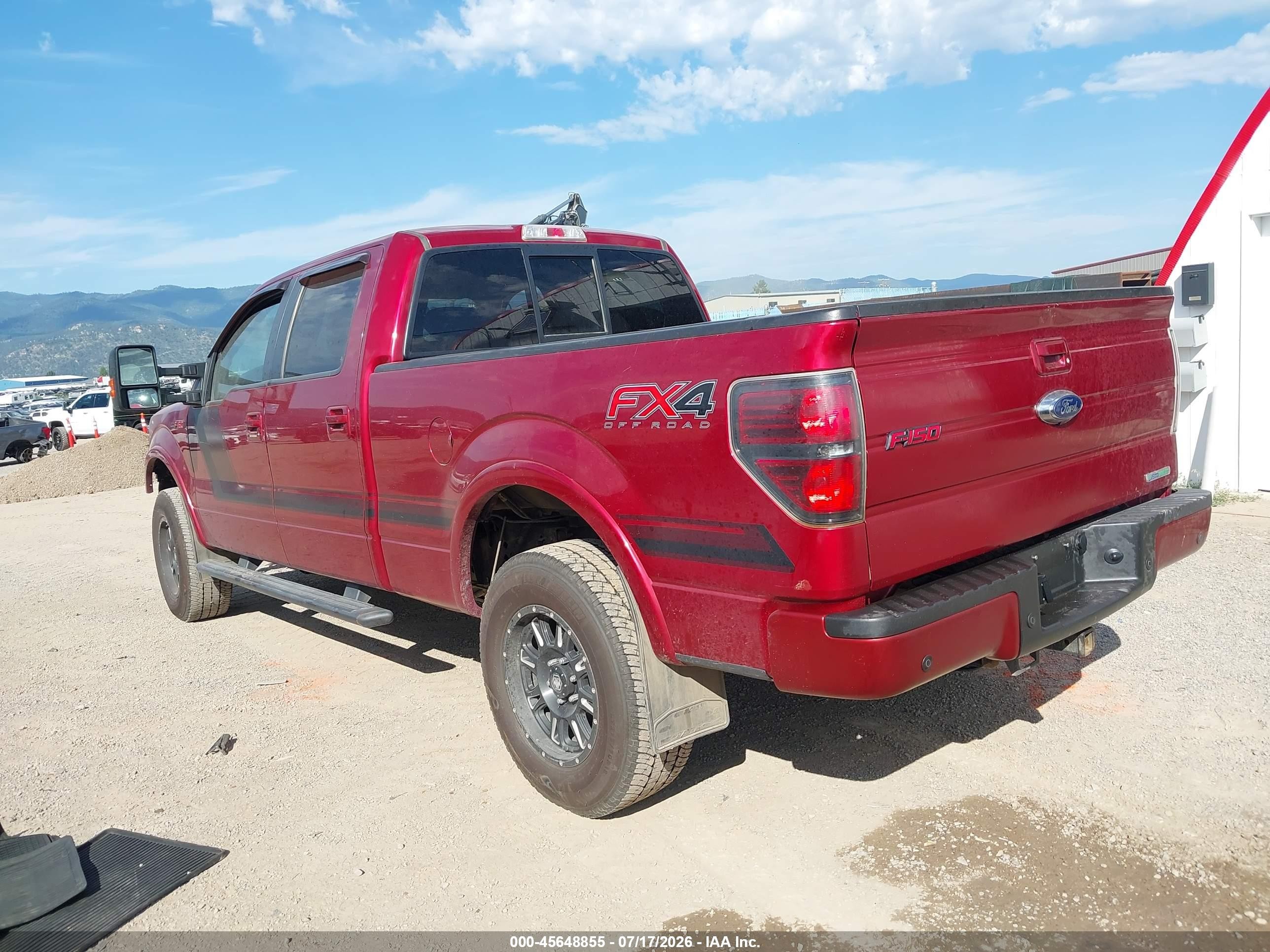 2014 Ford F-150 Fx4 Red vin: 1FTFW1ET0EFB35985