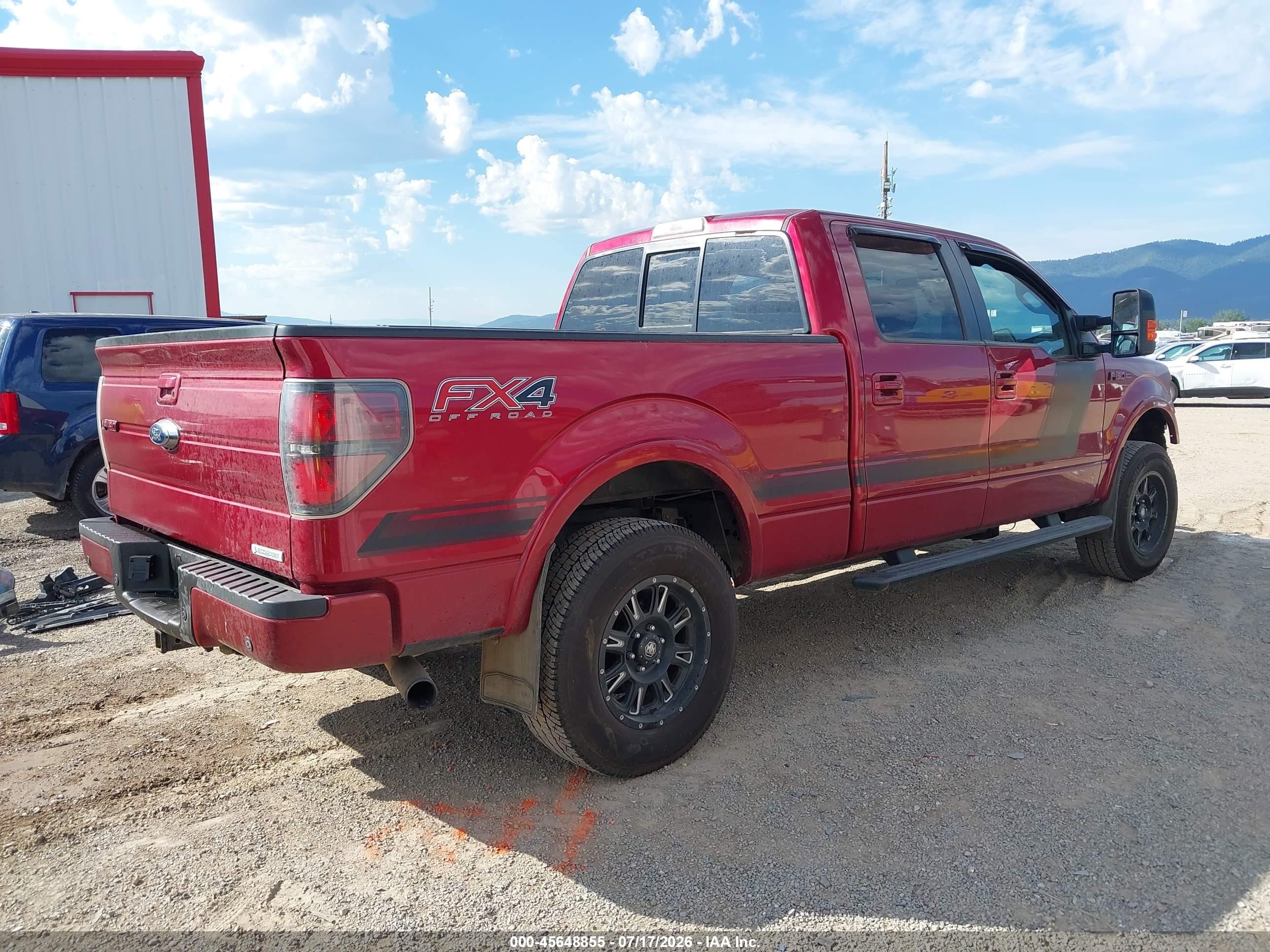 2014 Ford F-150 Fx4 Red vin: 1FTFW1ET0EFB35985