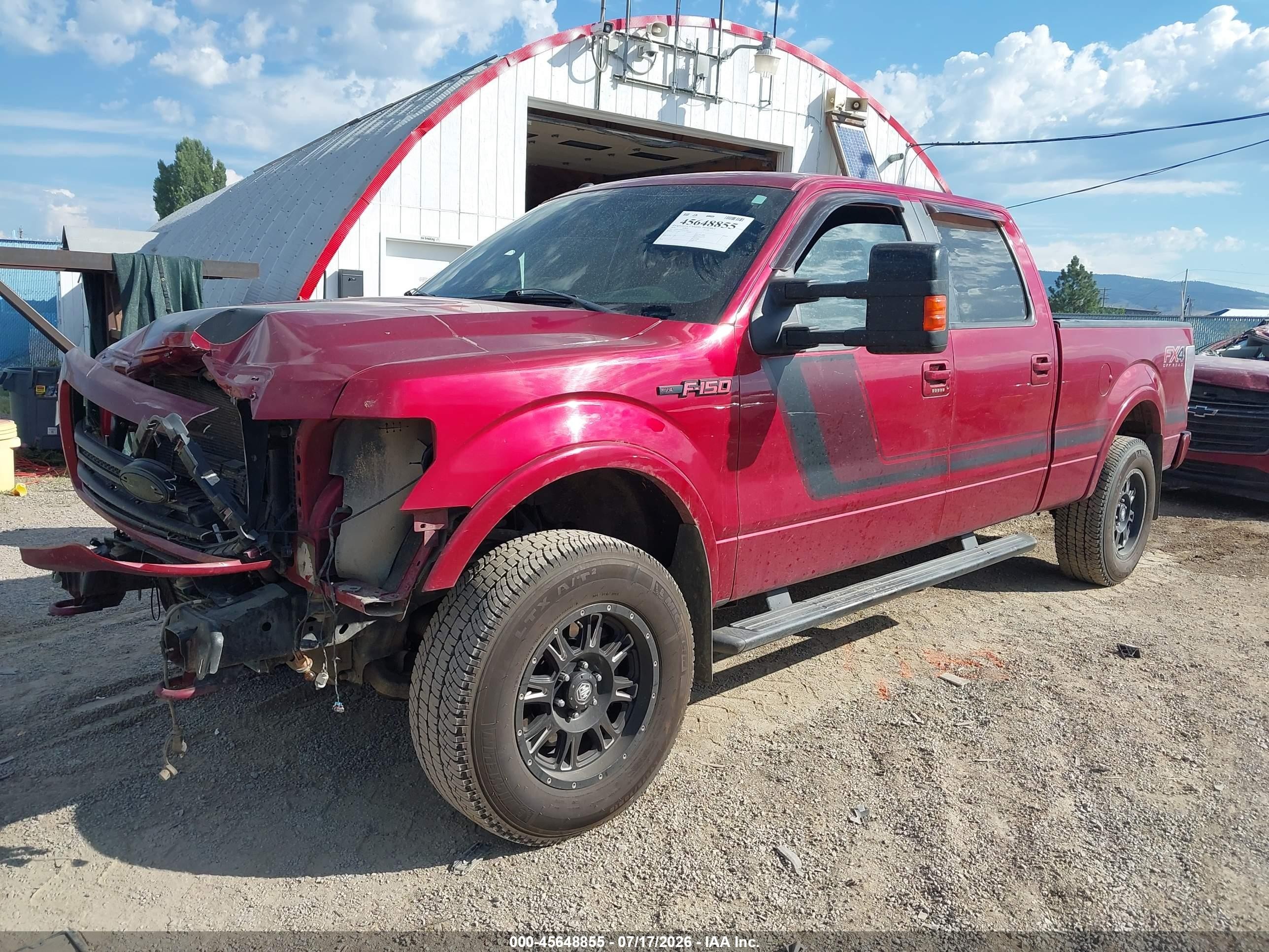 2014 Ford F-150 Fx4 Red vin: 1FTFW1ET0EFB35985