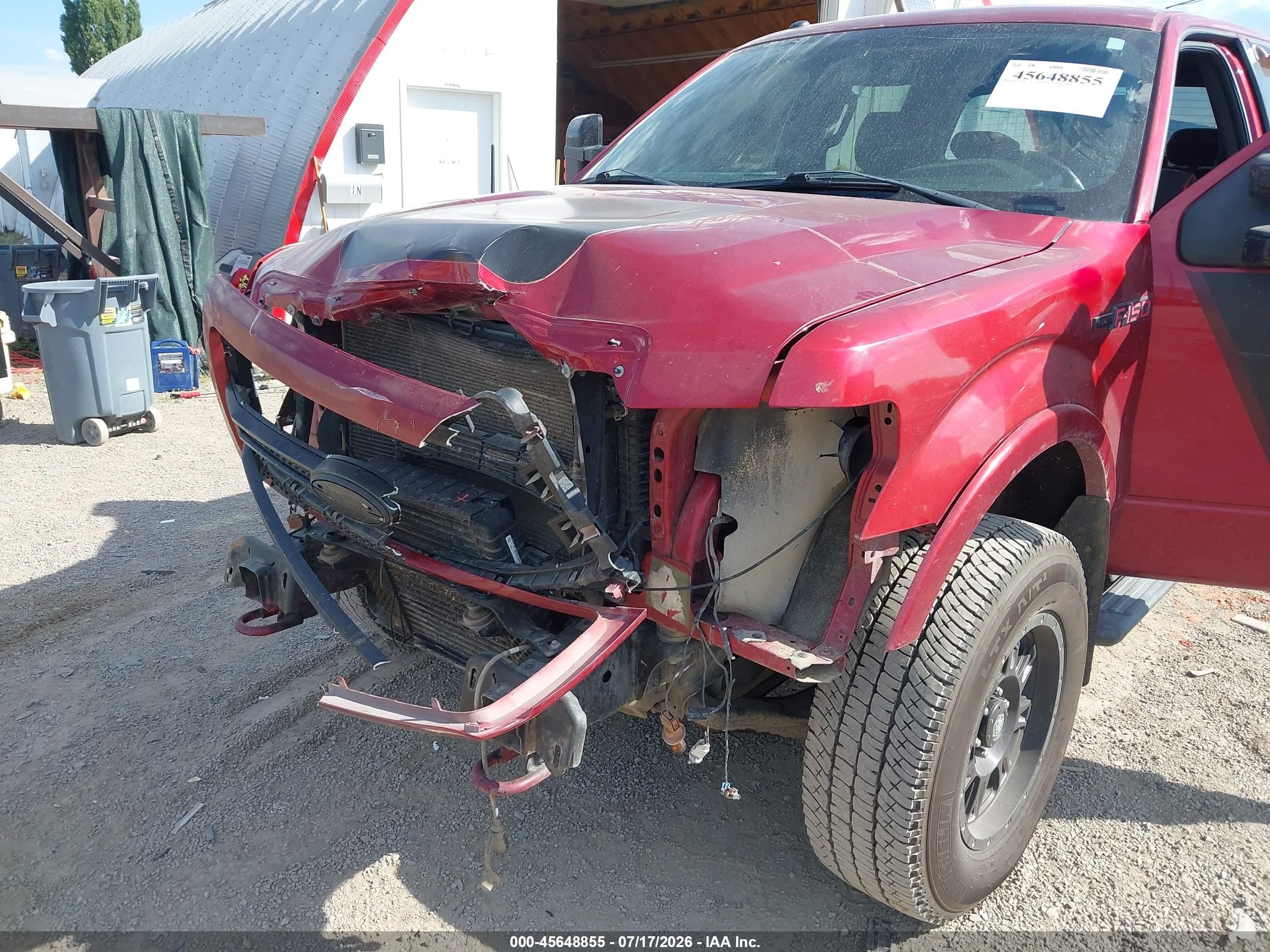 2014 Ford F-150 Fx4 Red vin: 1FTFW1ET0EFB35985