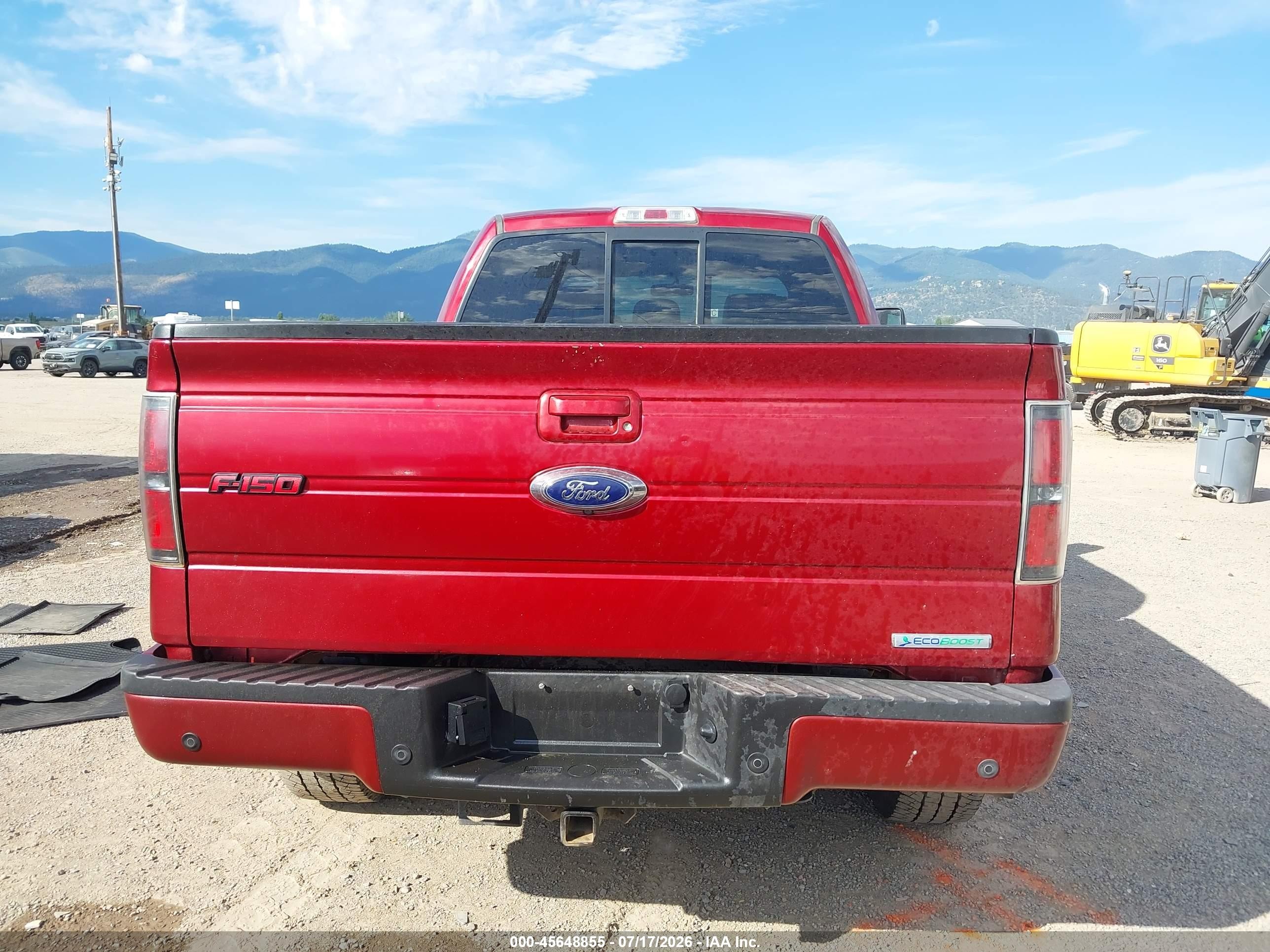 2014 Ford F-150 Fx4 Red vin: 1FTFW1ET0EFB35985