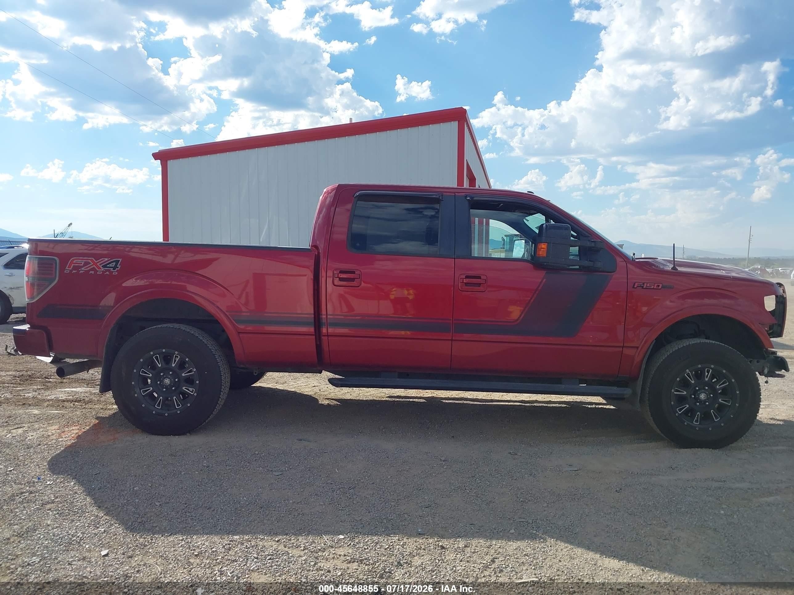 2014 Ford F-150 Fx4 Red vin: 1FTFW1ET0EFB35985