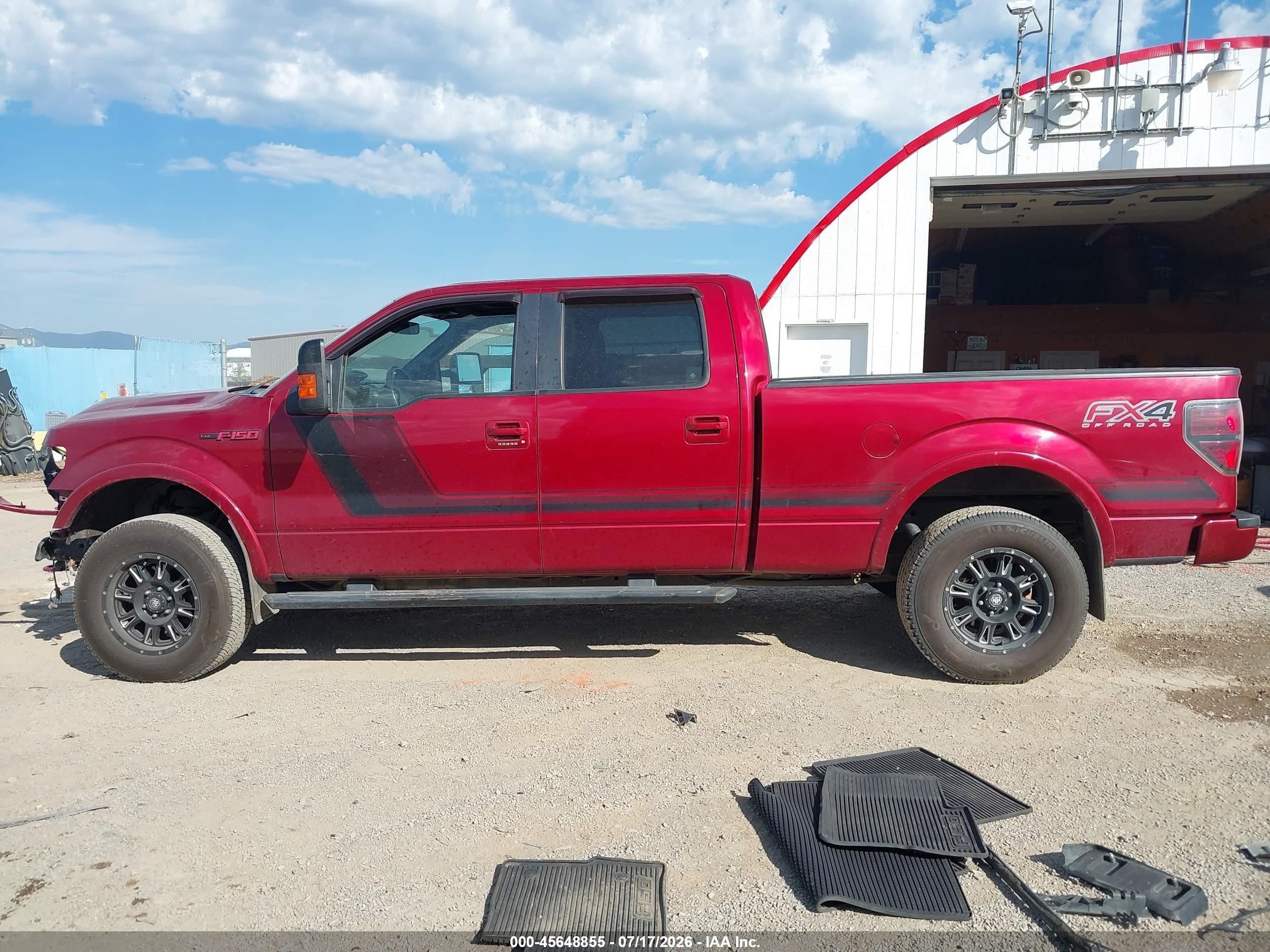 2014 Ford F-150 Fx4 Red vin: 1FTFW1ET0EFB35985