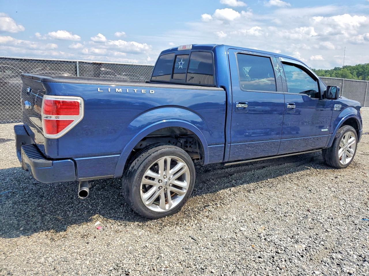 2014 Ford F150 Supercrew Blue vin: 1FTFW1ET0EFB56285