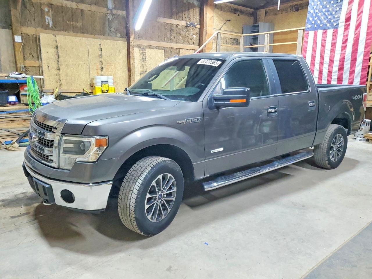 2014 Ford F150 Supercrew Gray vin: 1FTFW1ET0EFB77122
