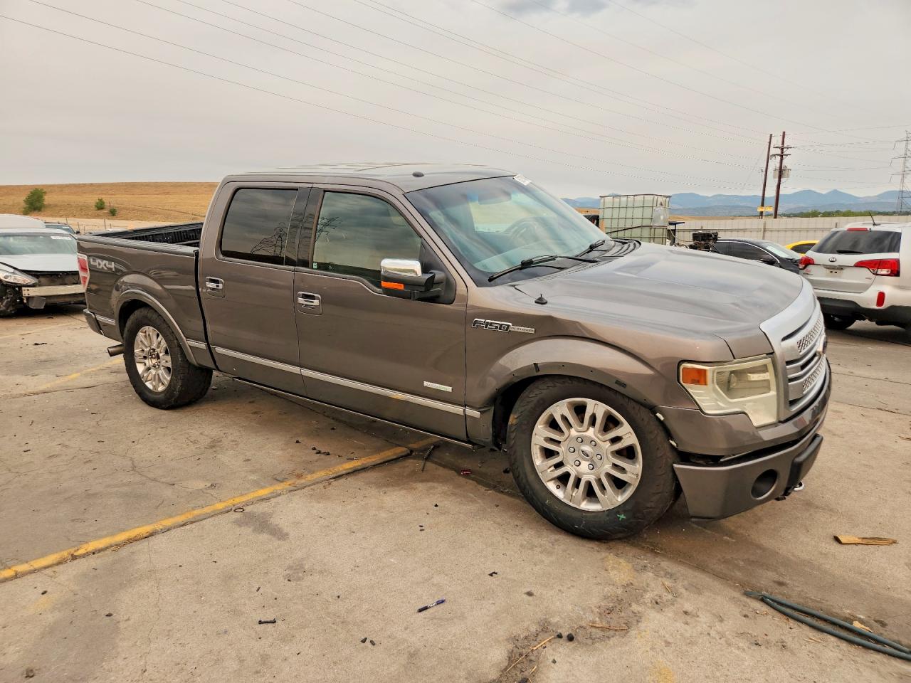 2014 Ford F150 Supercrew Gray vin: 1FTFW1ET0EFC33379