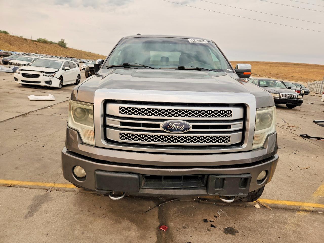 2014 Ford F150 Supercrew Gray vin: 1FTFW1ET0EFC33379