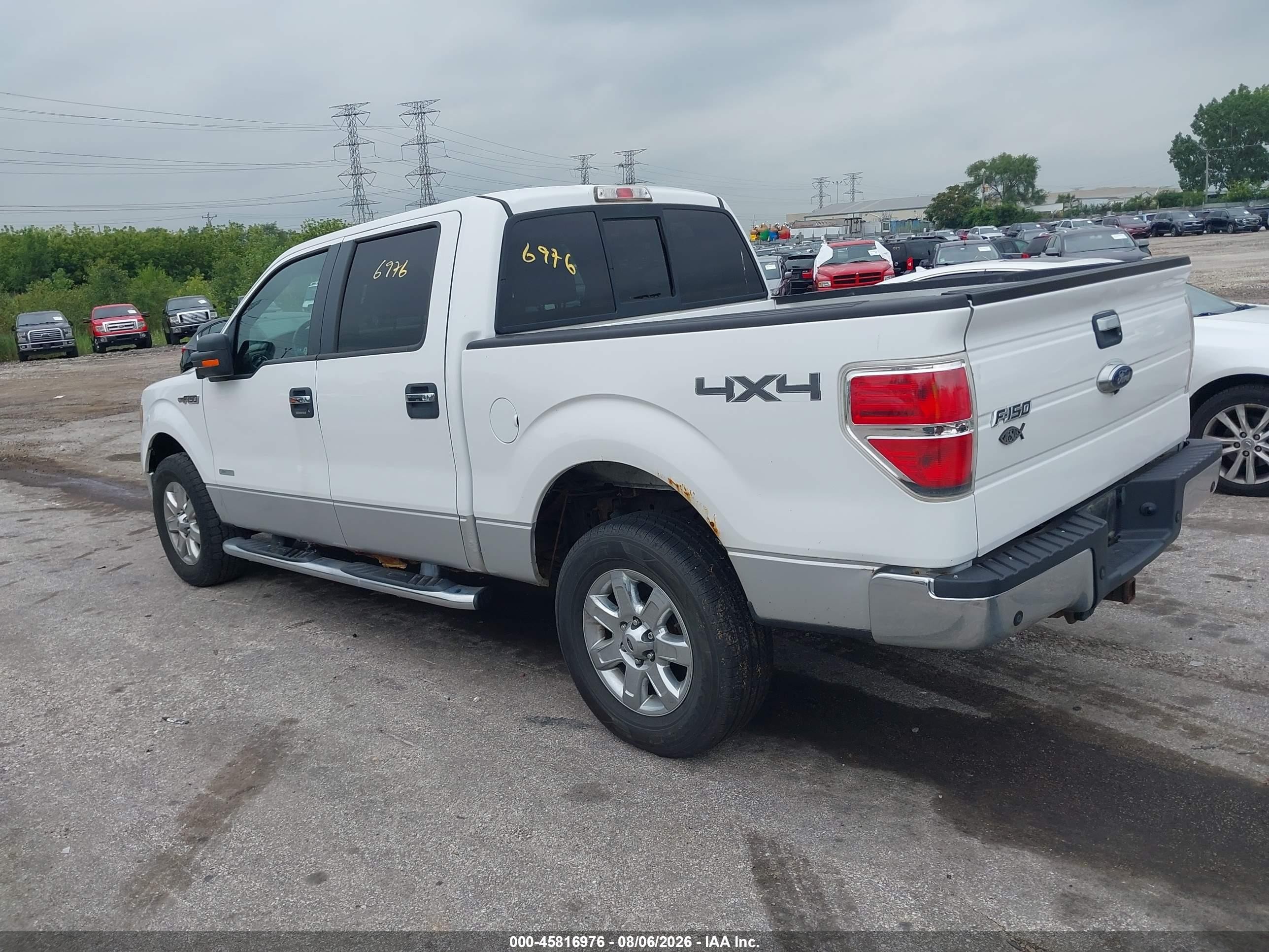 2014 Ford F-150 Xlt White vin: 1FTFW1ET0EFC65006