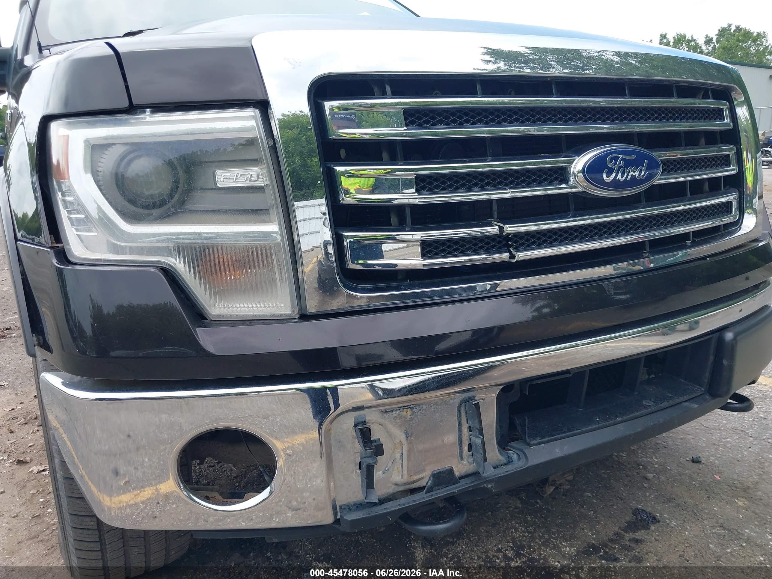 2014 Ford F-150 Lariat Black vin: 1FTFW1ET0EKD08492