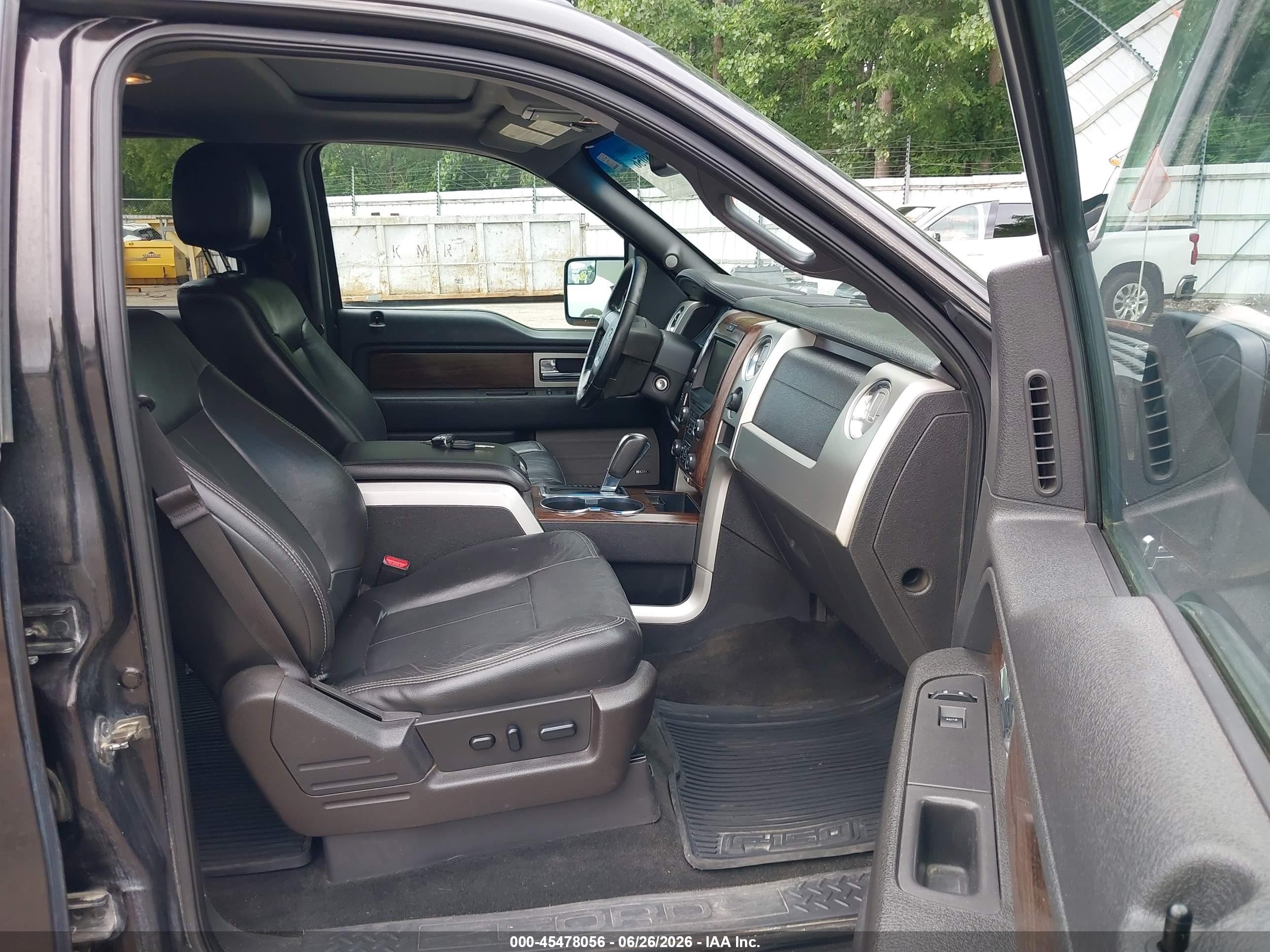 2014 Ford F-150 Lariat Black vin: 1FTFW1ET0EKD08492
