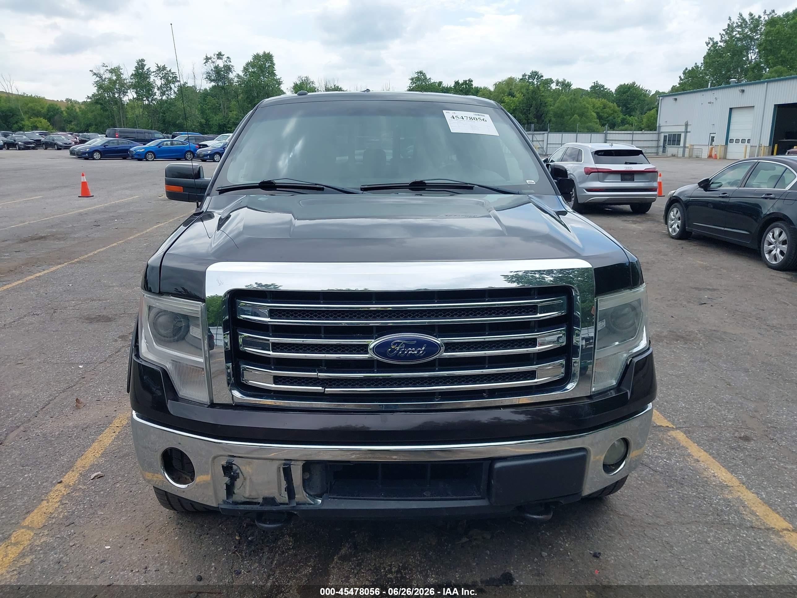 2014 Ford F-150 Lariat Black vin: 1FTFW1ET0EKD08492