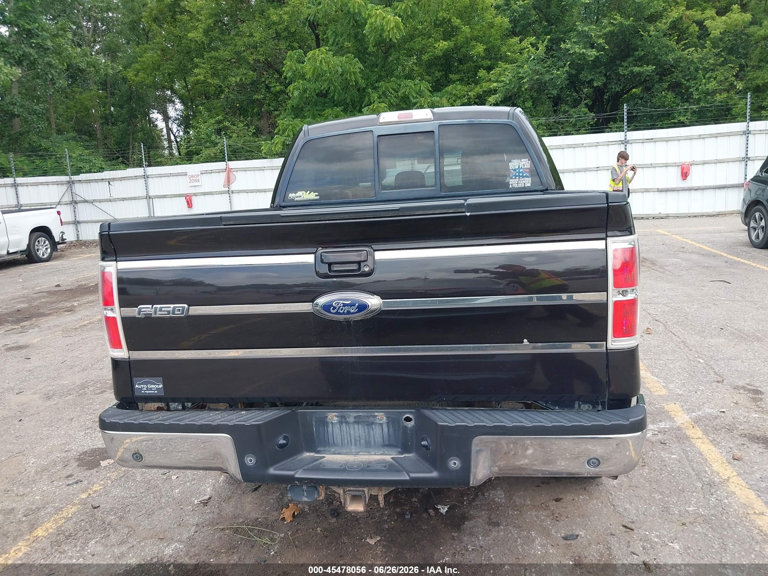 2014 Ford F-150 Lariat Black vin: 1FTFW1ET0EKD08492