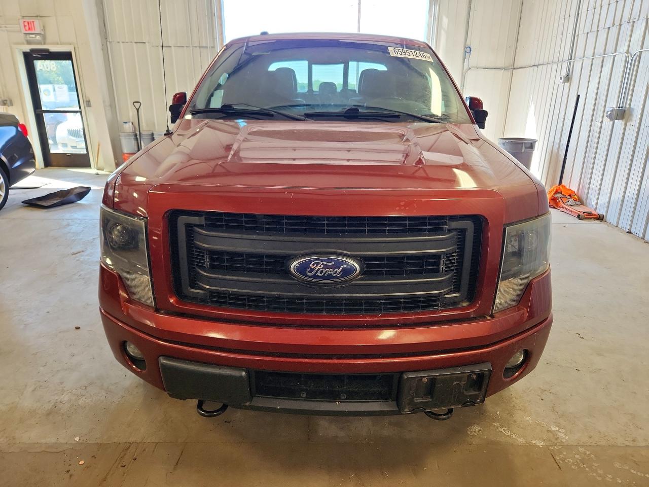 2014 Ford F150 Supercrew Burgundy vin: 1FTFW1ET0EKD15040
