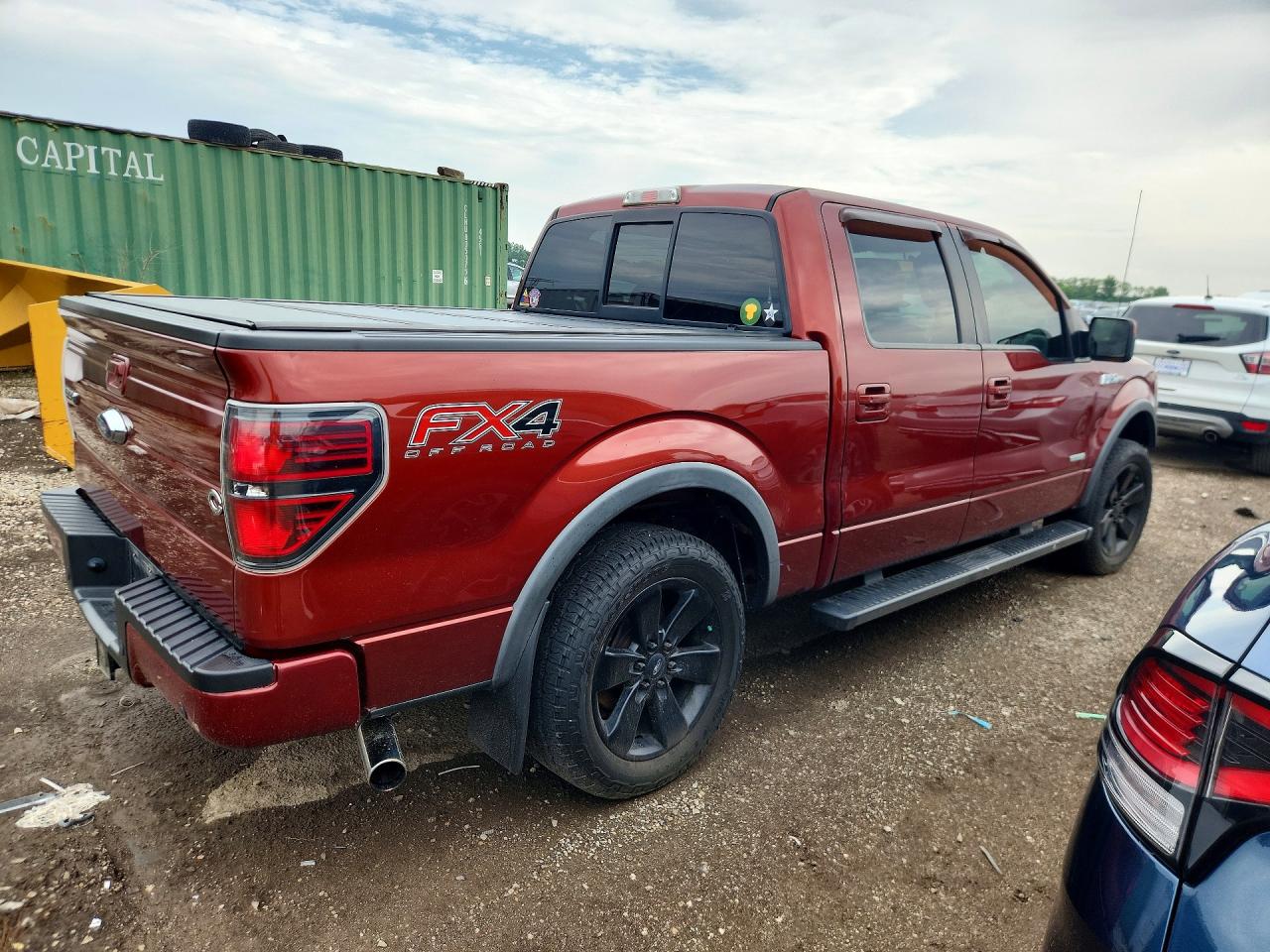 2014 Ford F150 Supercrew Orange vin: 1FTFW1ET0EKD86786