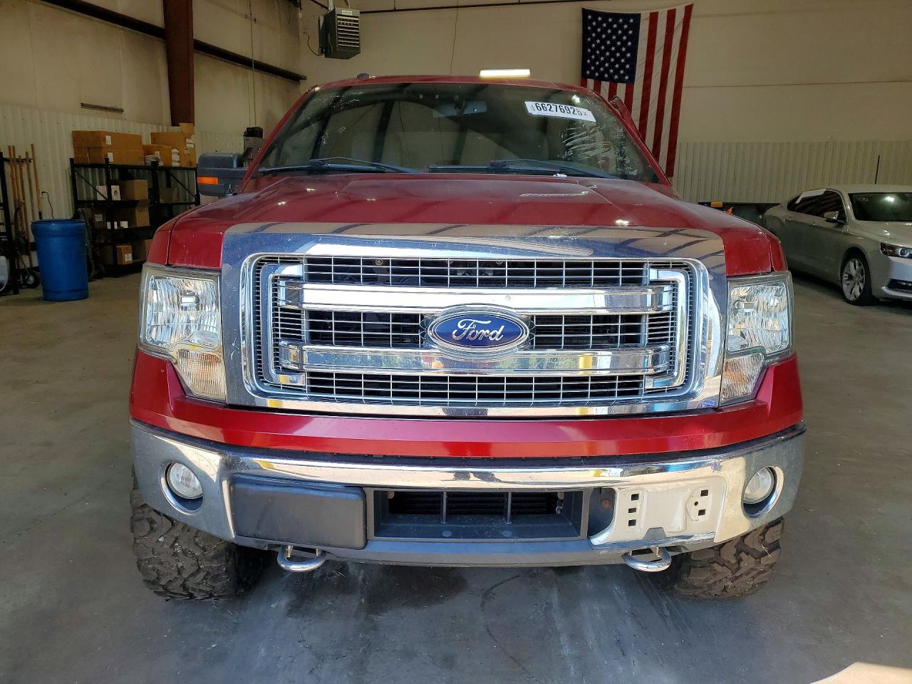2014 Ford F150 Supercrew Burgundy vin: 1FTFW1ET0EKE48588