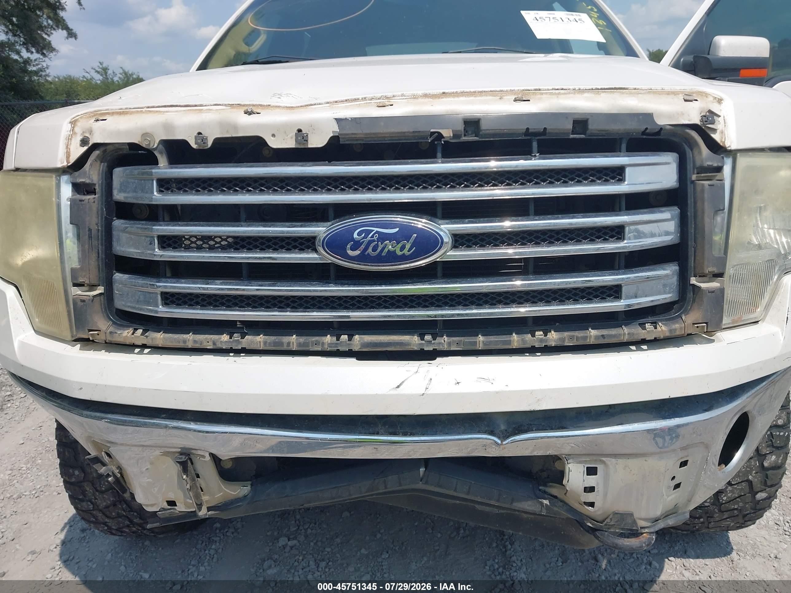 2014 Ford F-150 Lariat White vin: 1FTFW1ET0EKF32863