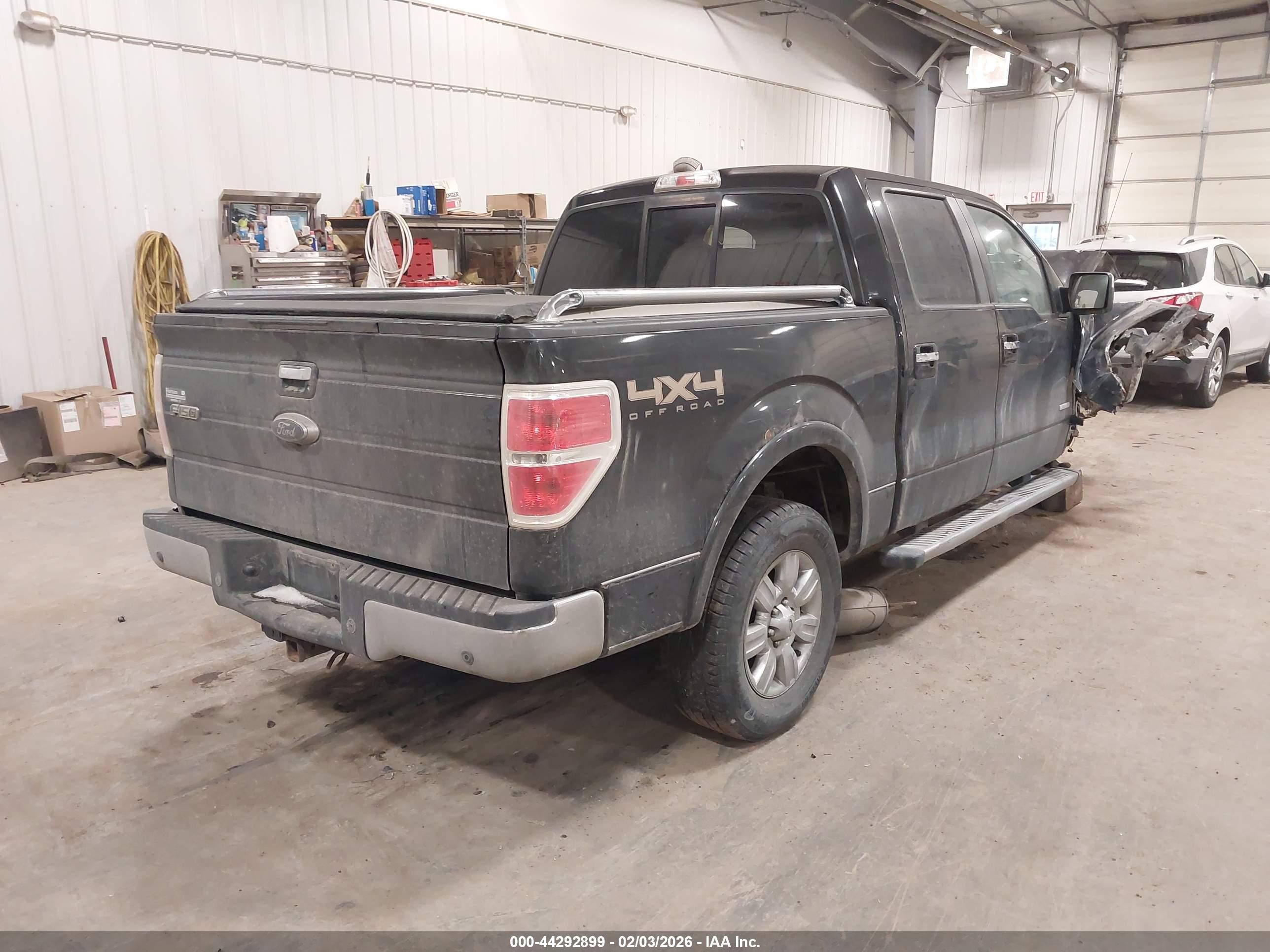 2011 Ford F-150 Lariat Черный vin: 1FTFW1ET1BFA64694