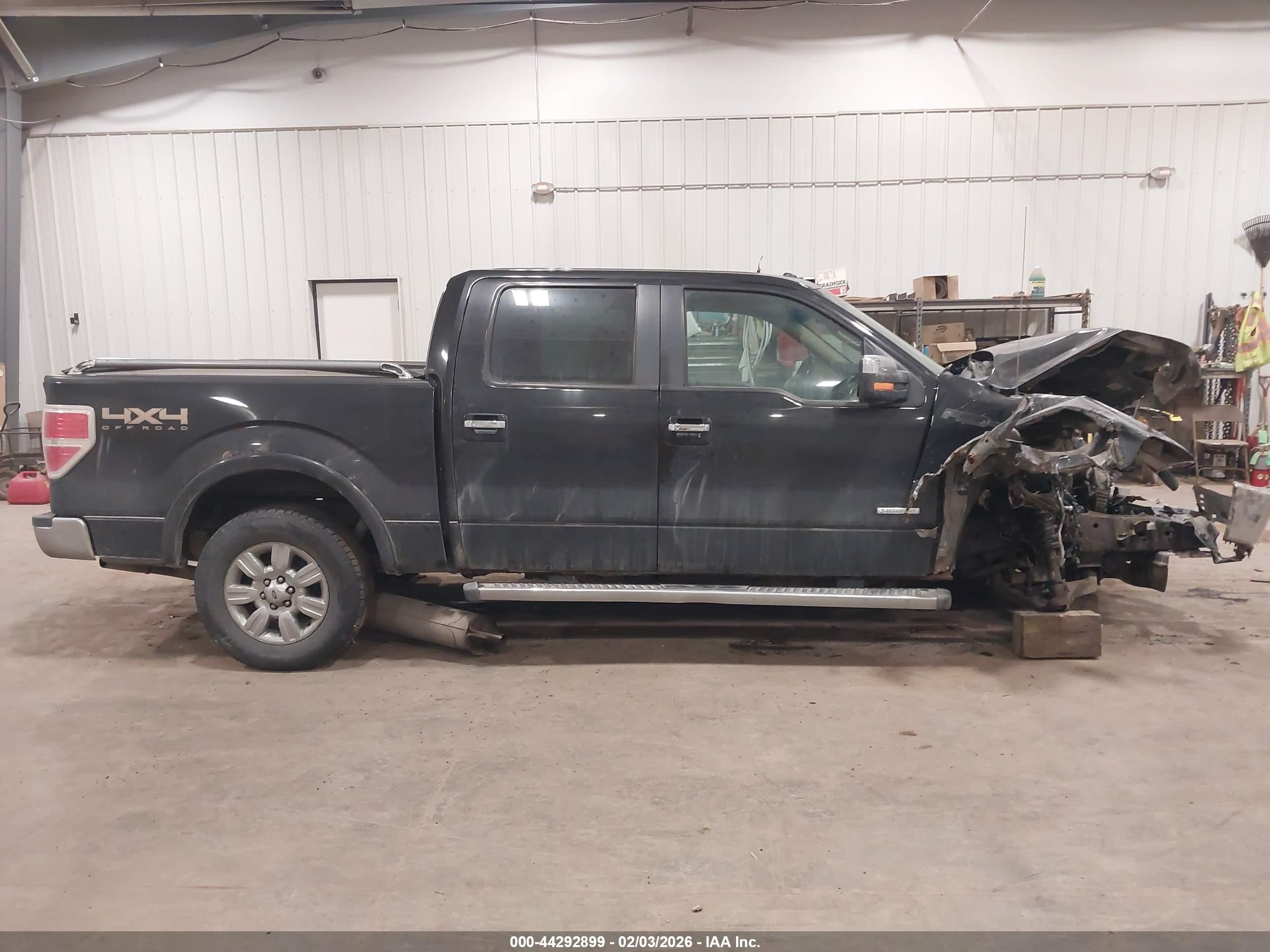 2011 Ford F-150 Lariat Черный vin: 1FTFW1ET1BFA64694