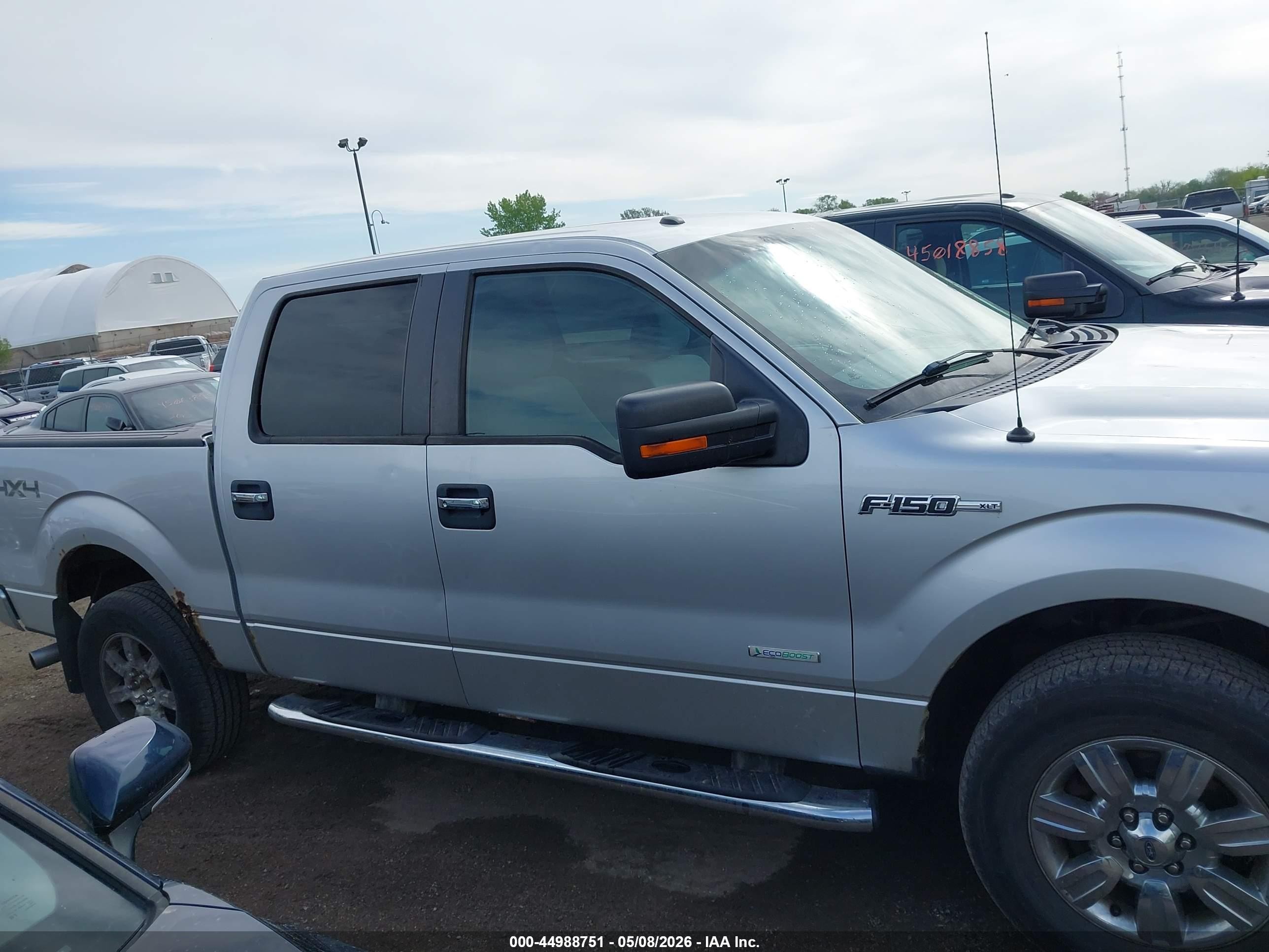 2011 Ford F-150 Xlt Gray vin: 1FTFW1ET1BFB43783